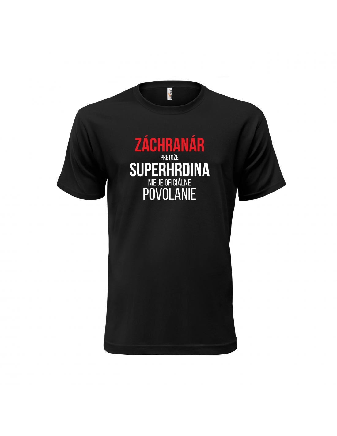 Vtipné tričko s potlačou "Záchranár superhrdina"