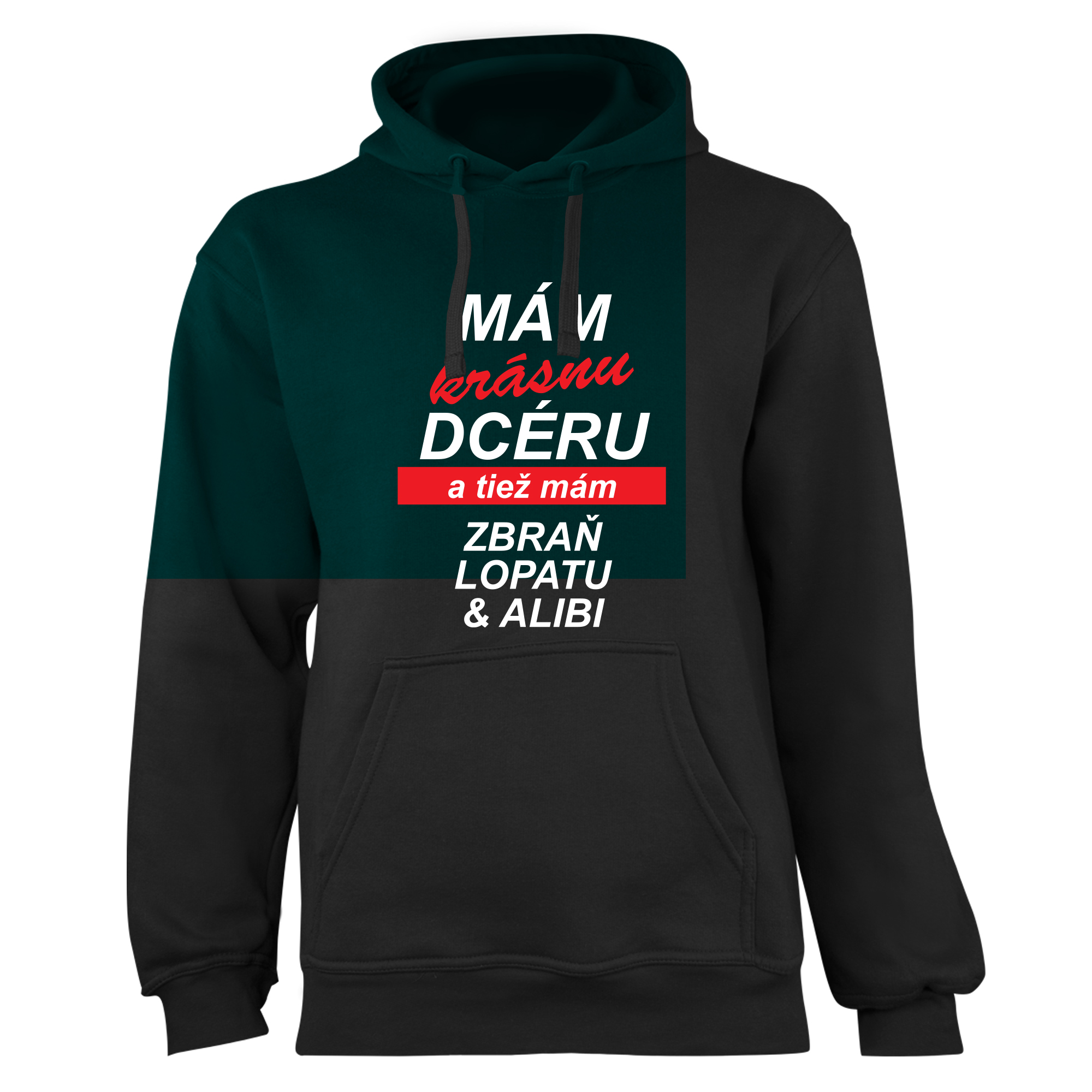 Mikina s potlačou "Mám krásnu dcéru"