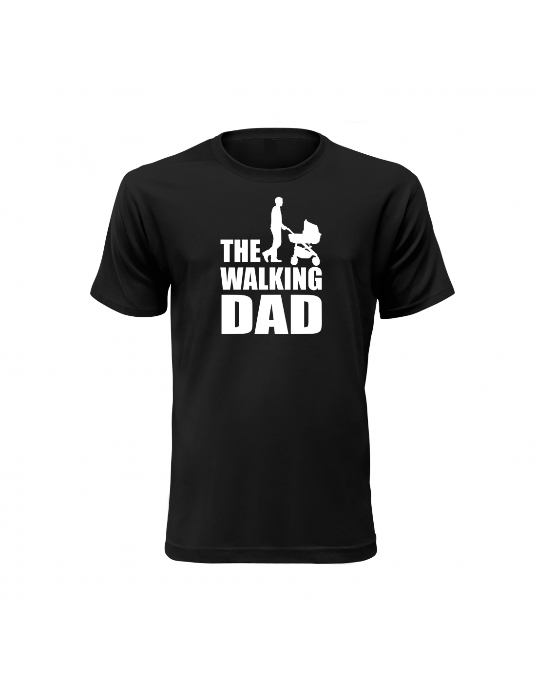 Vtipné tričko s potlačou "The walking dad"