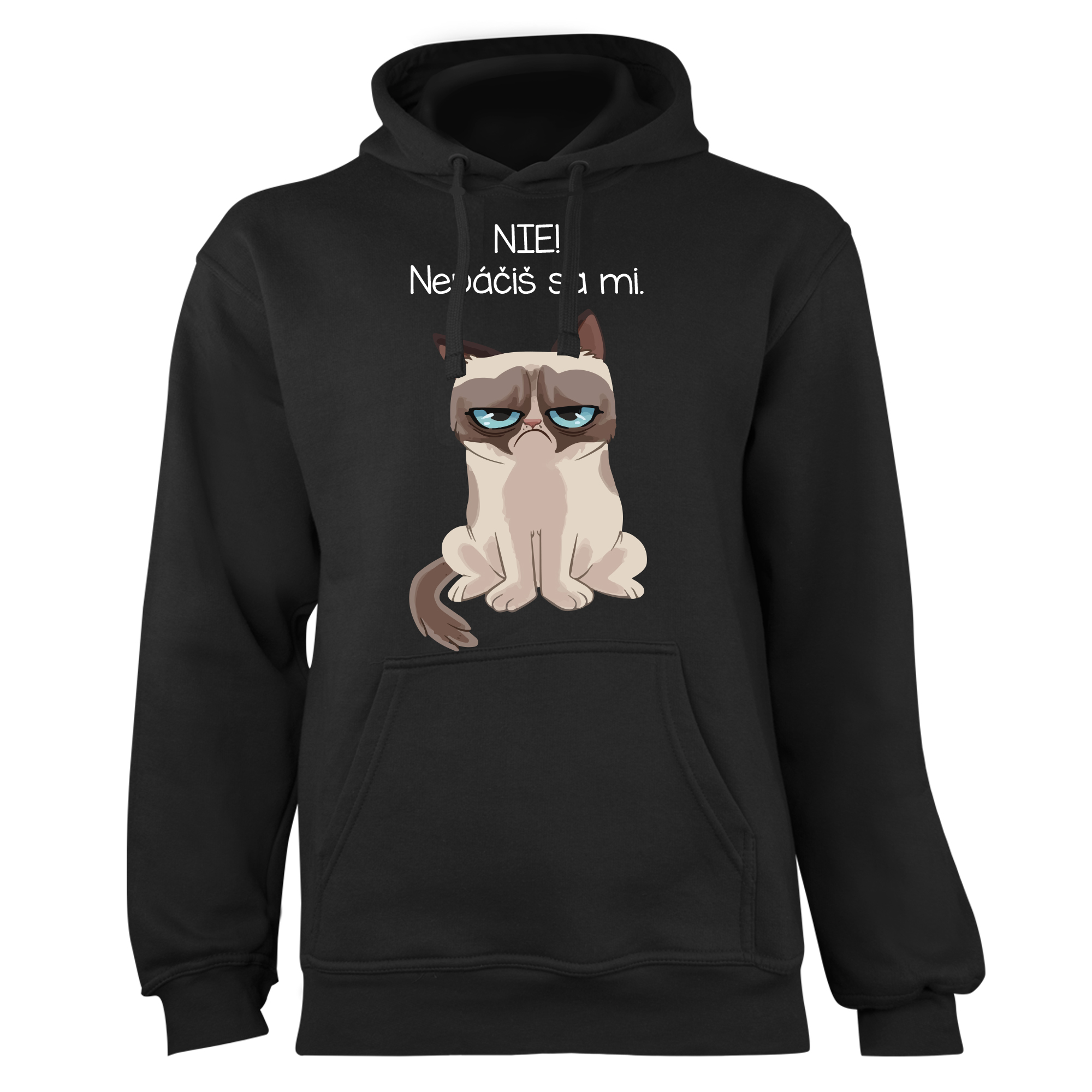 Mikina s potlačou "Nie, nepáčiš sa mi"