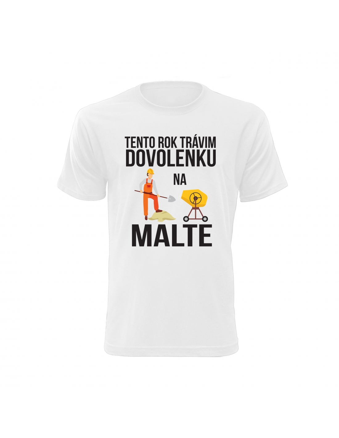 Vtipné tričko s potlačou "Dovolenka na Malte"
