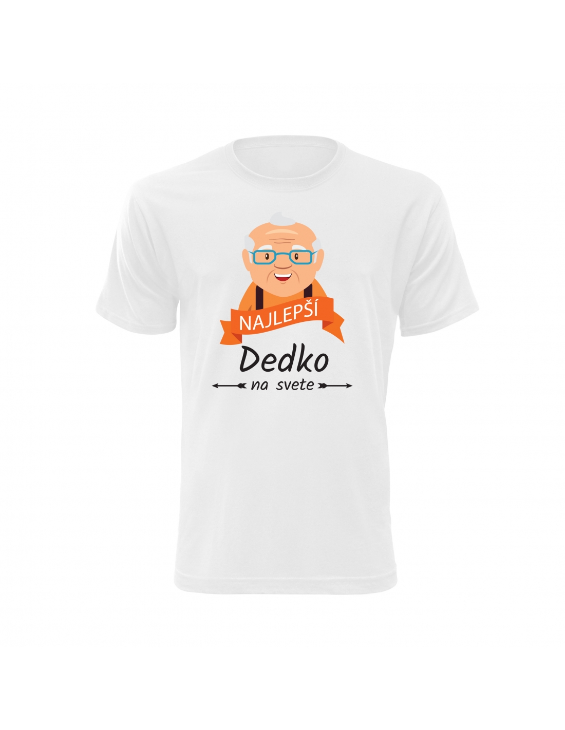 Vtipné tričko s potlačou "Najlepší dedko na svete"