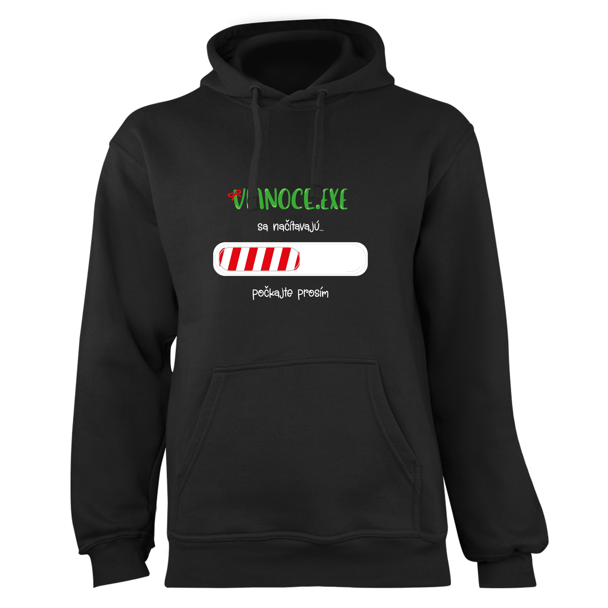 Mikina s potlačou "Vianoce.exe"