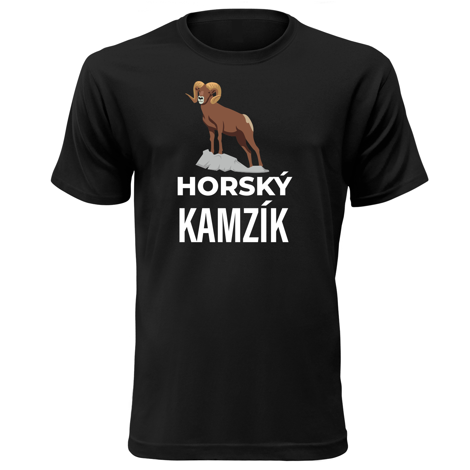 Vtipné tričko s potlačou "Horský kamzík"