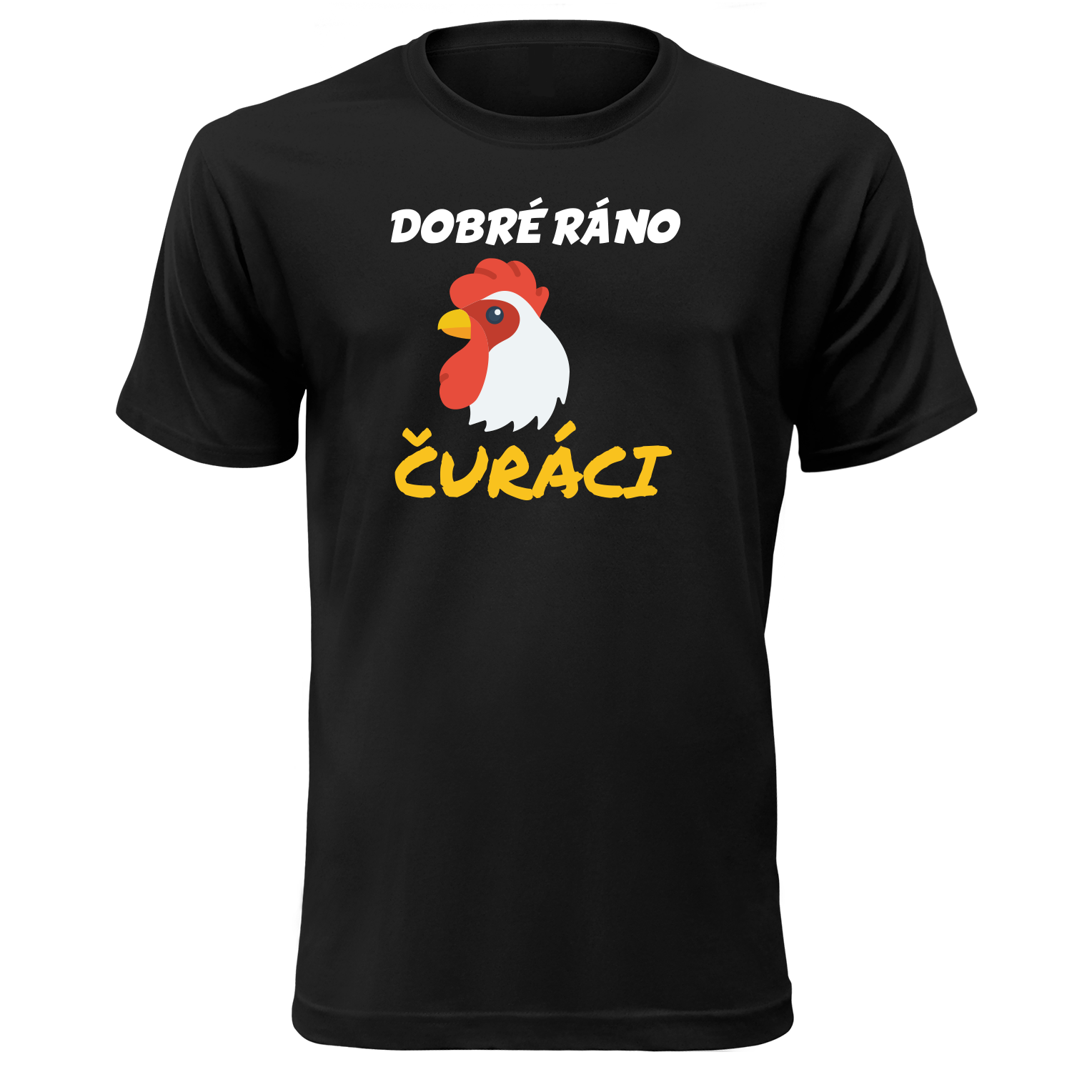 Vtipné tričko s potlačou "Dobré ráno čuráci"