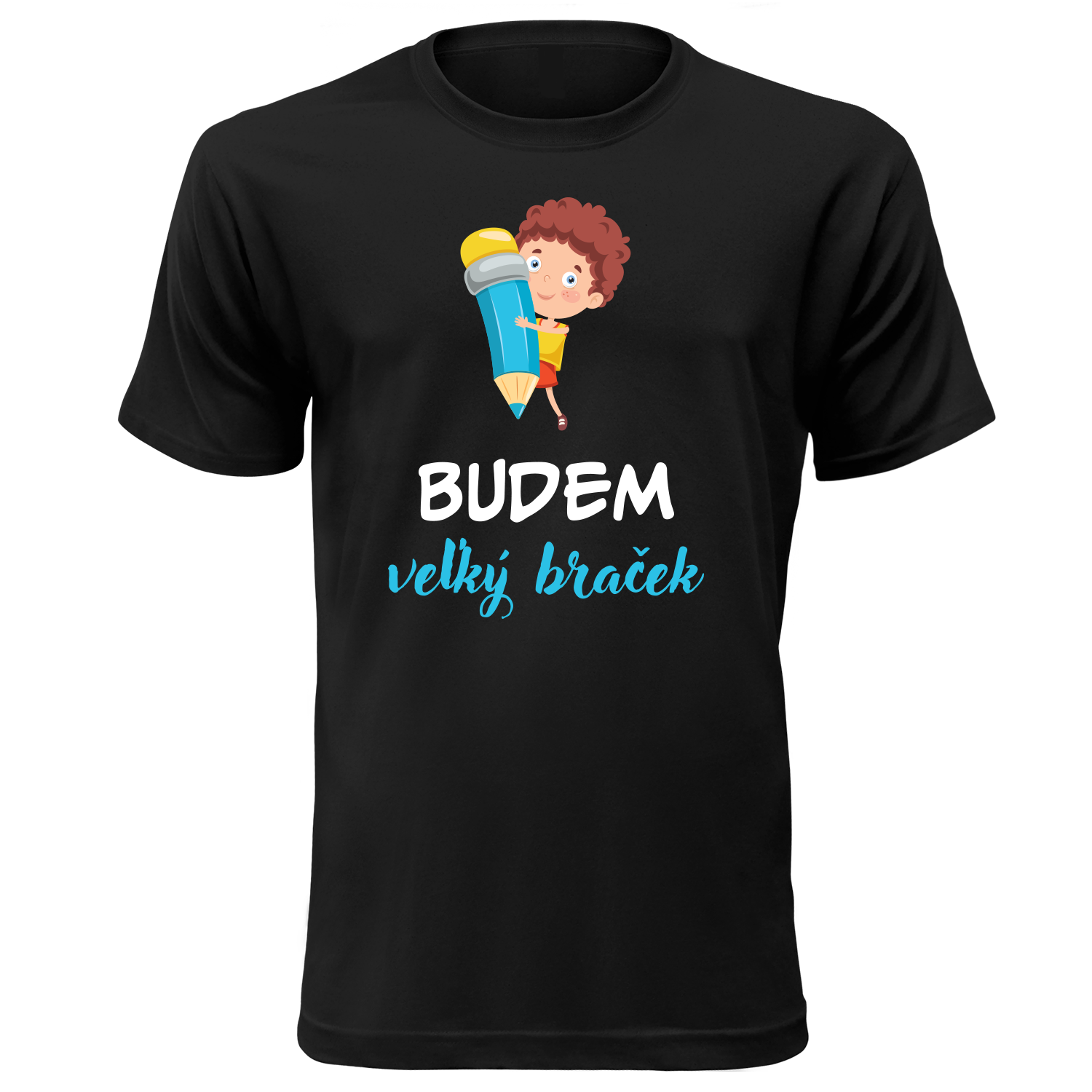 Vtipné tričko s potlačou "Budem veľký braček"
