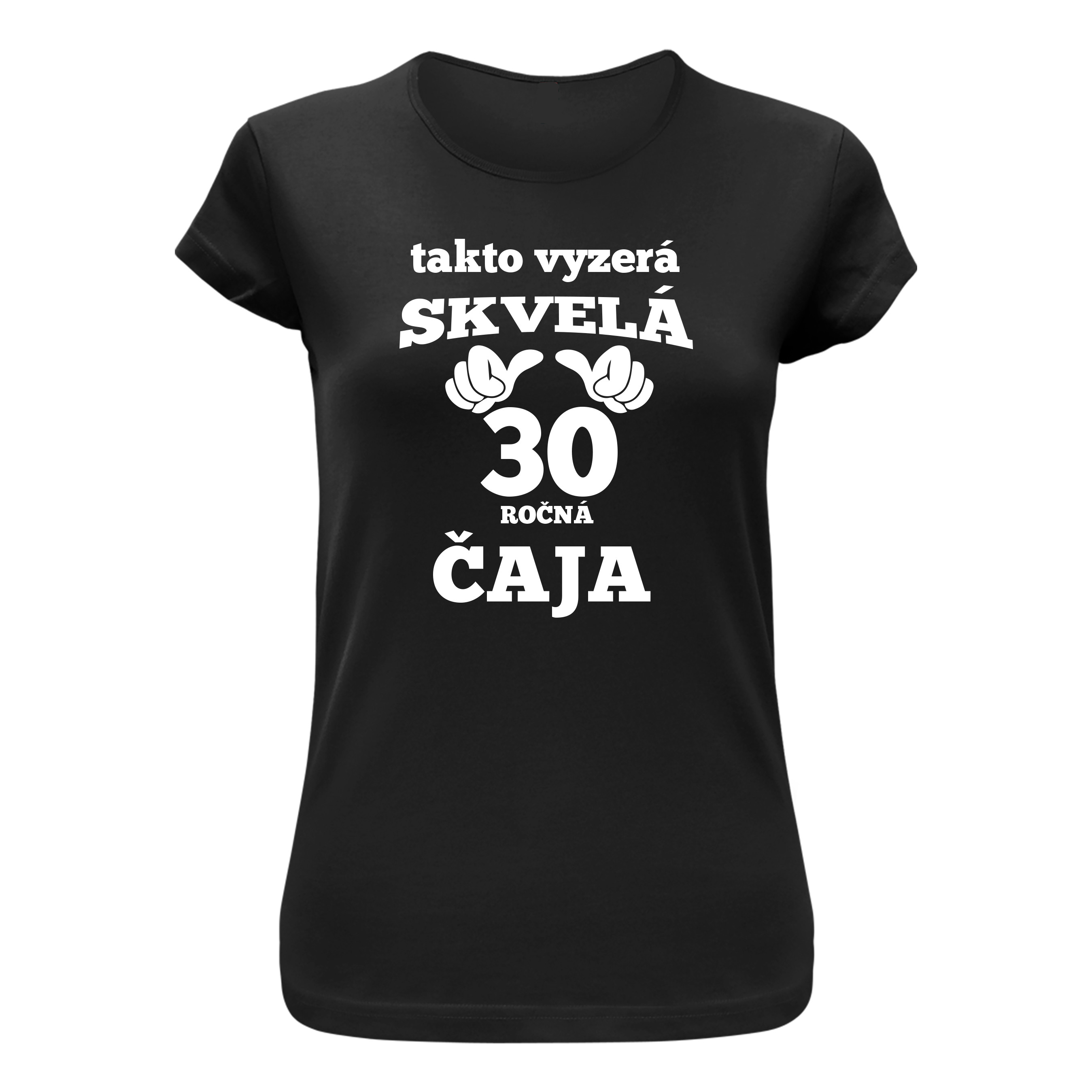 Vtipné tričko s potlačou "Takto vyzerá skvelá X ročná čaja" (Tričko s kvalitnou potlačou)