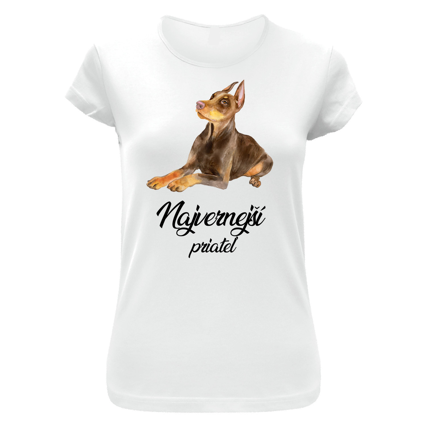 Tričko s potlačou "Najvernejší priateľ - Doberman"