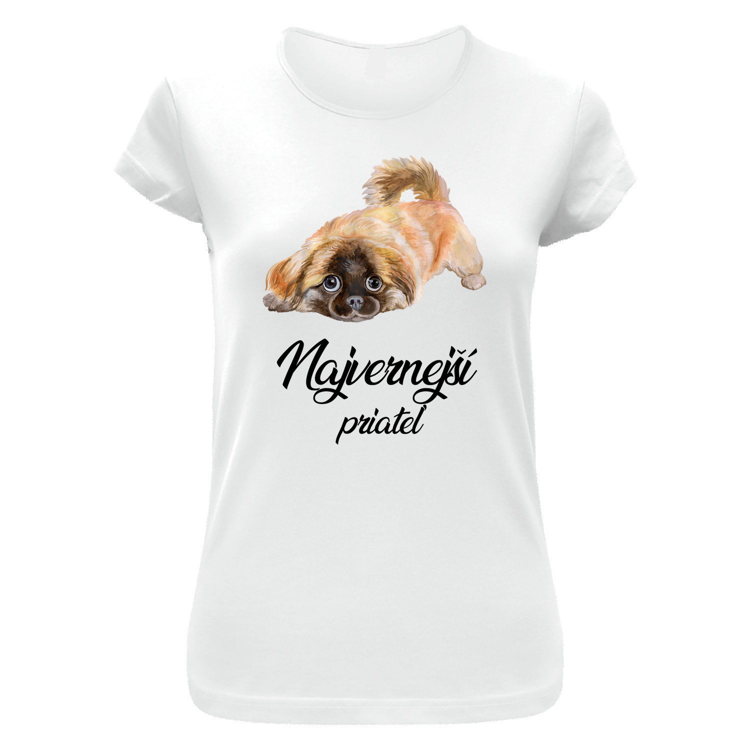 Tričko s potlačou "Najvernejší priateľ - Pekingsky" (Tričko s kvalitnou potlačou)