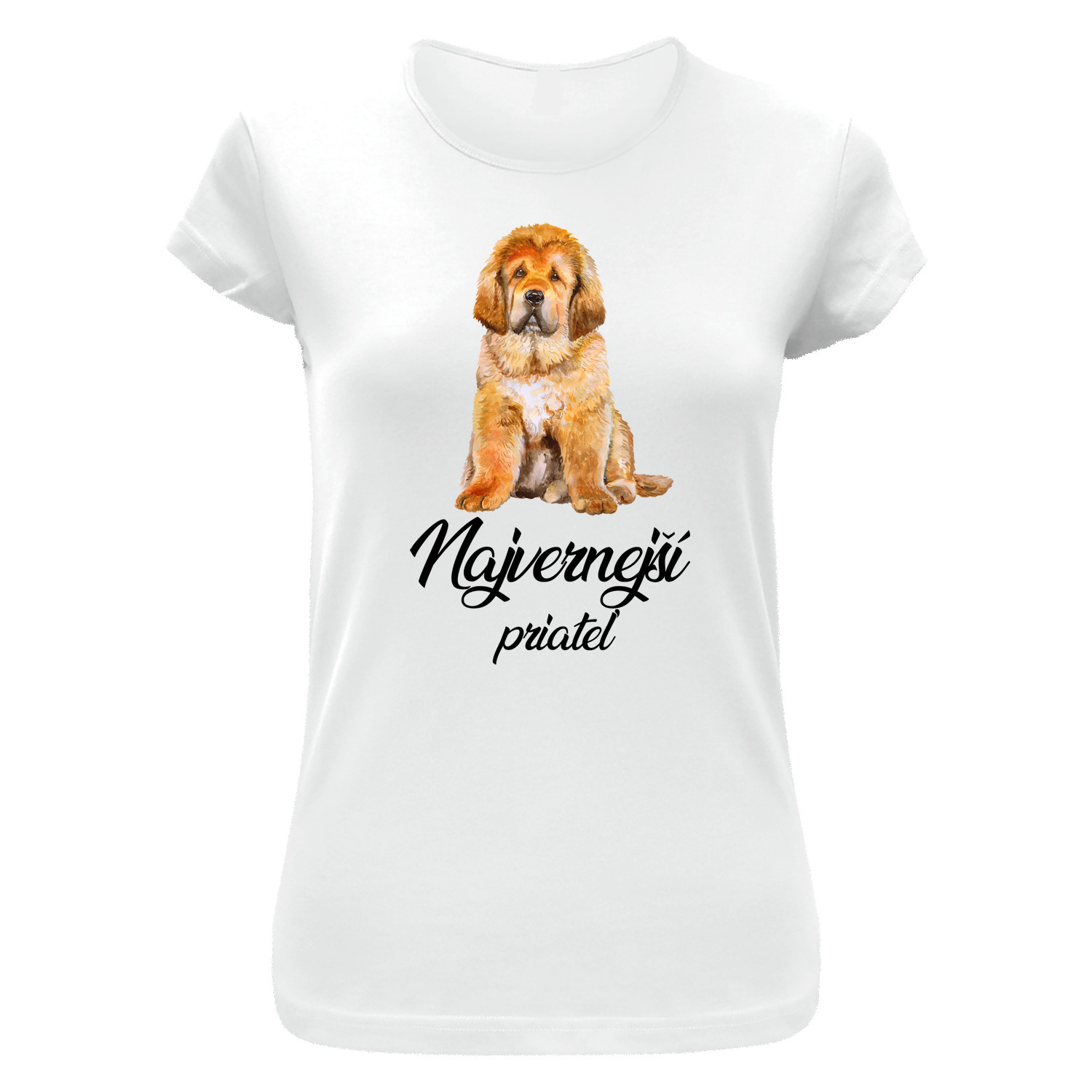 Tričko s potlačou "Najvernejší priateľ - Tibetský mastiff"