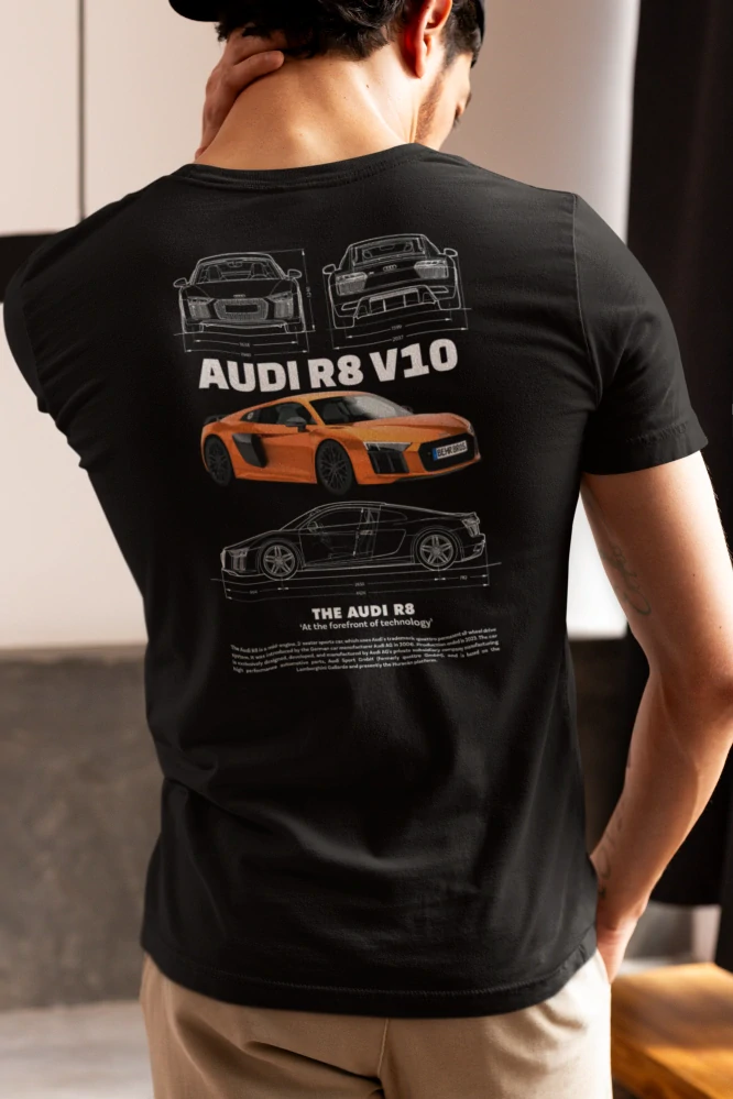 Autičkárske tričko AUDI r8 v10