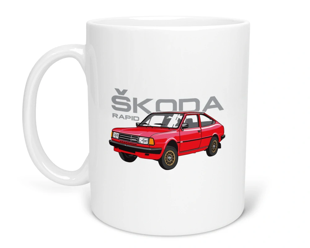 Hrnček s potlačou Škoda RAPID