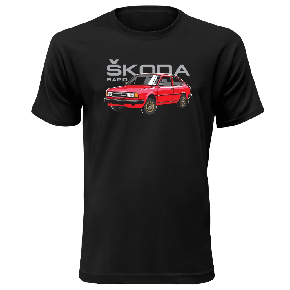Vtipné tričko s potlačou Škoda RAPID