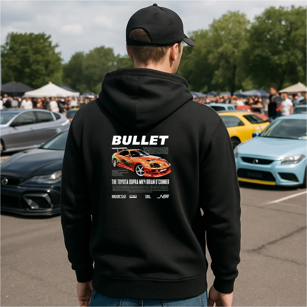 Mikina s potlačou TOYOTA SUPRA MK4 BRIAN