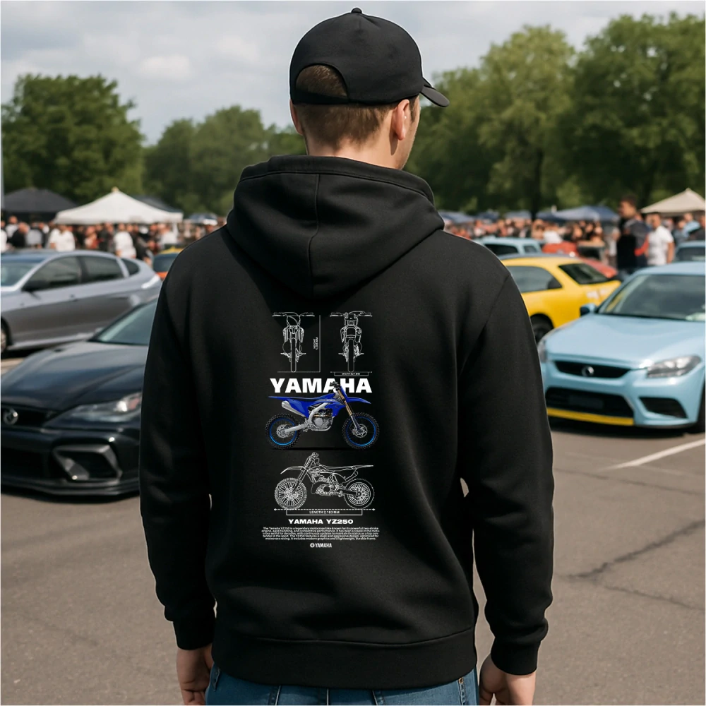 Mikina s potlačou YAMAHA YZ250