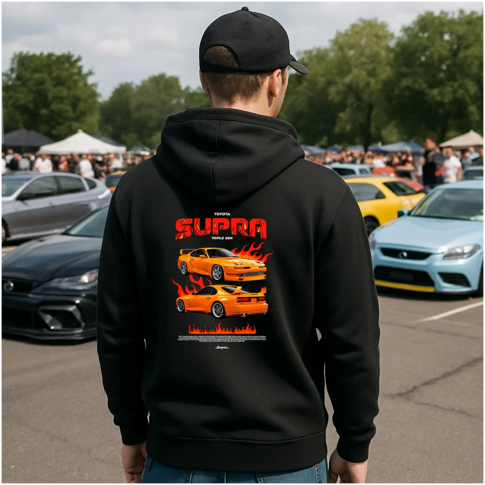 Mikina s potlačou TOYOTA SUPRA 3GEN