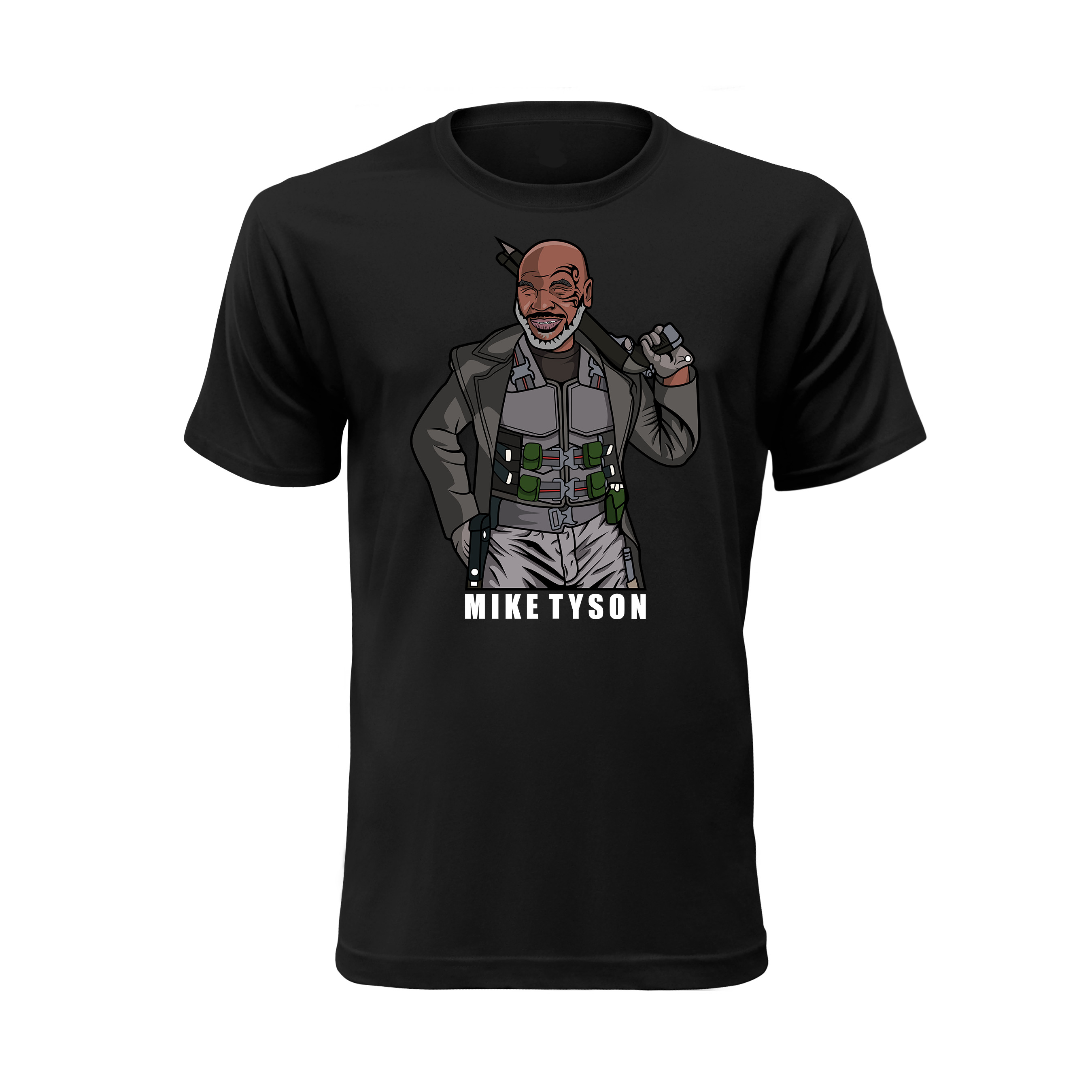 Vtipné tričko s potlačou "Mike Tyson" (Tričko s kvalitnou potlačou)
