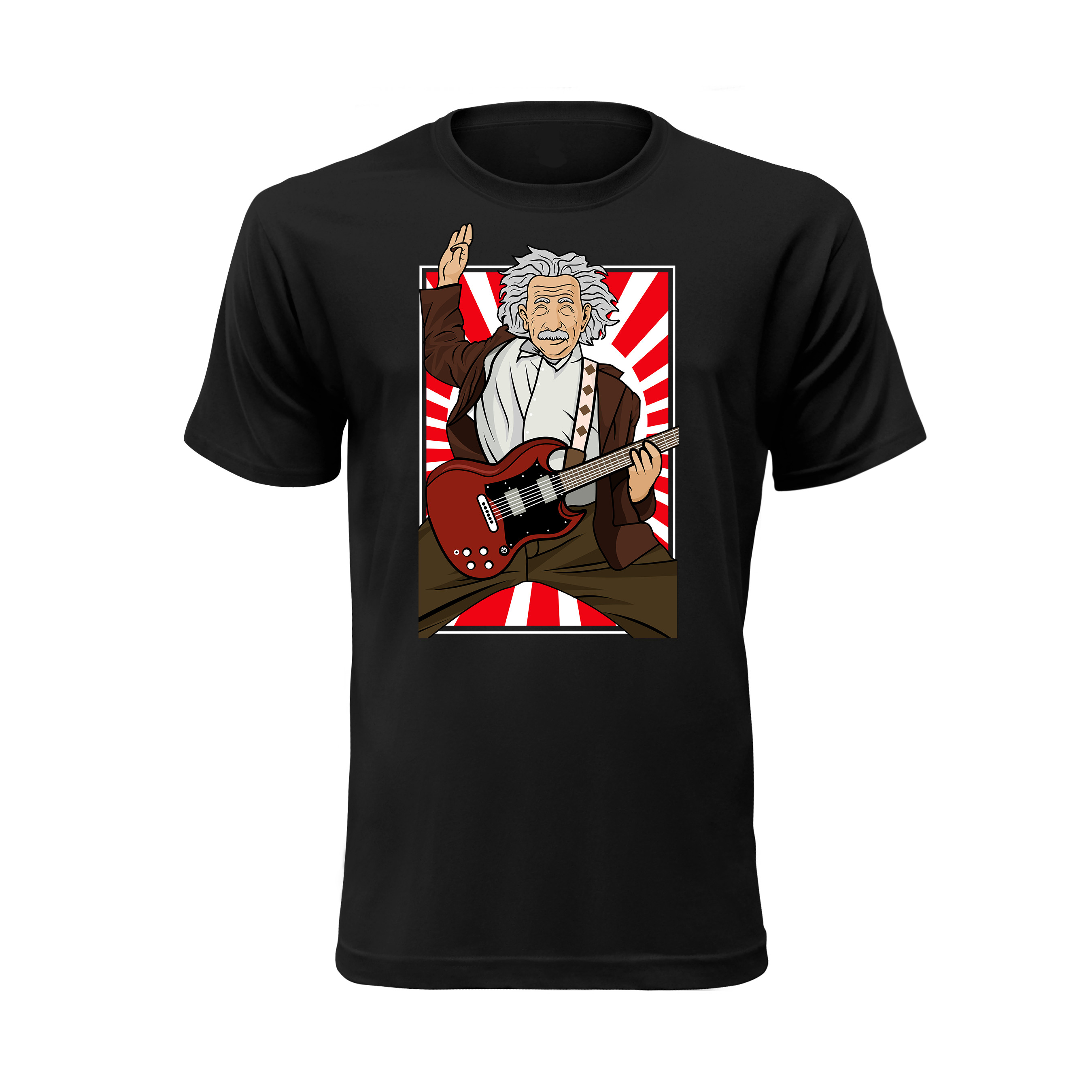 Vtipné tričko s potlačou "Albert Einstein" (Tričko s kvalitnou potlačou)