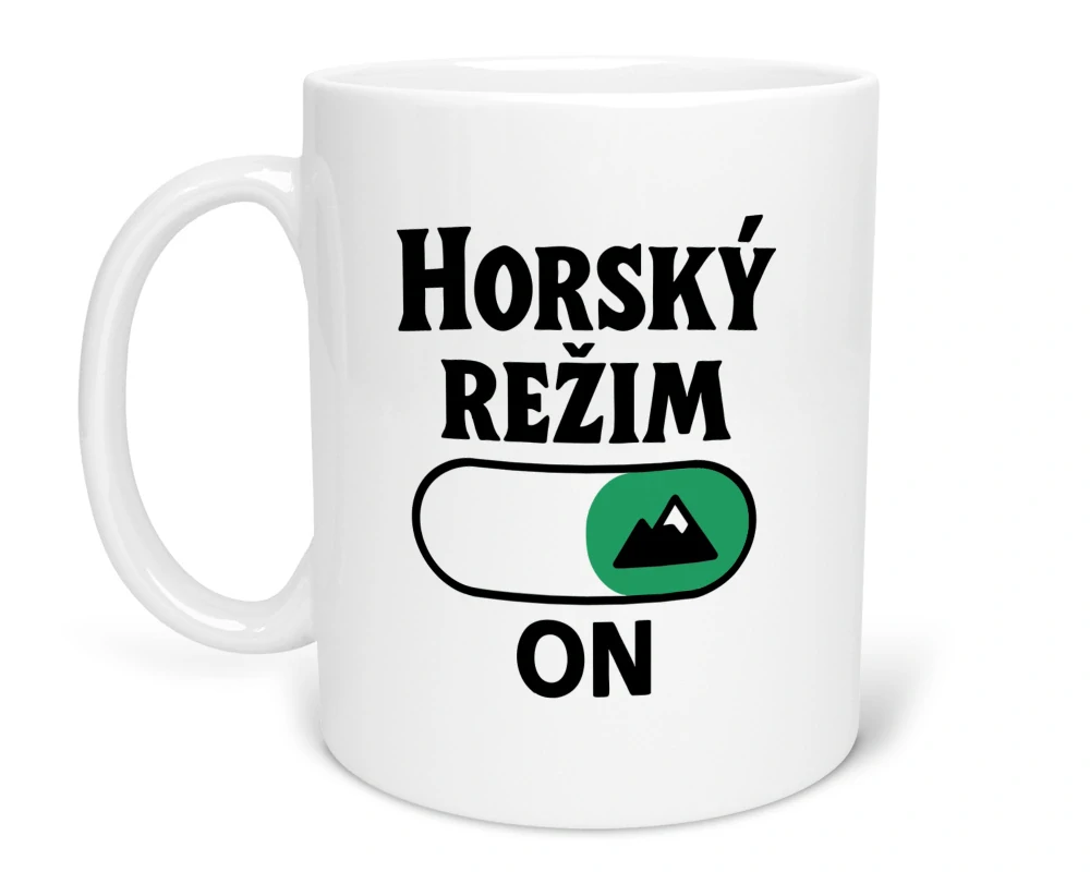 Hrnček s potlačou Horský režim