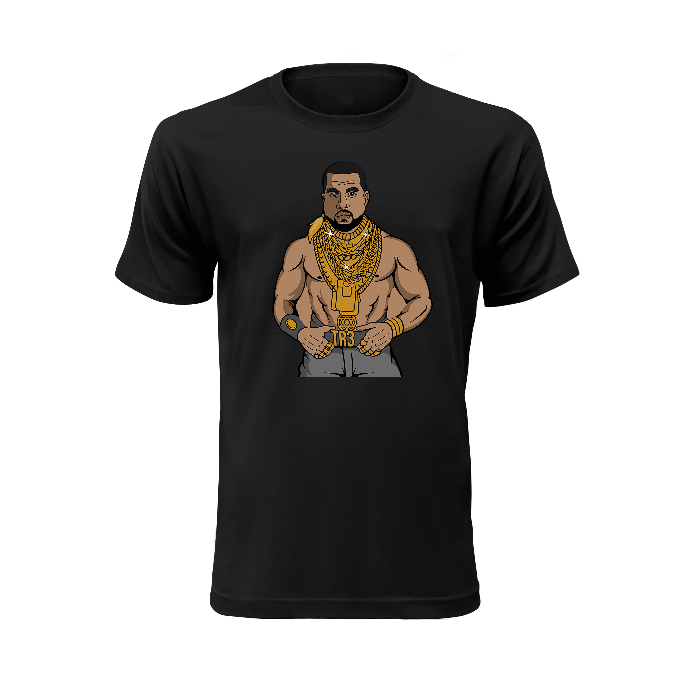 Vtipné tričko s potlačou "Kanye West" (Tričko s kvalitnou potlačou)
