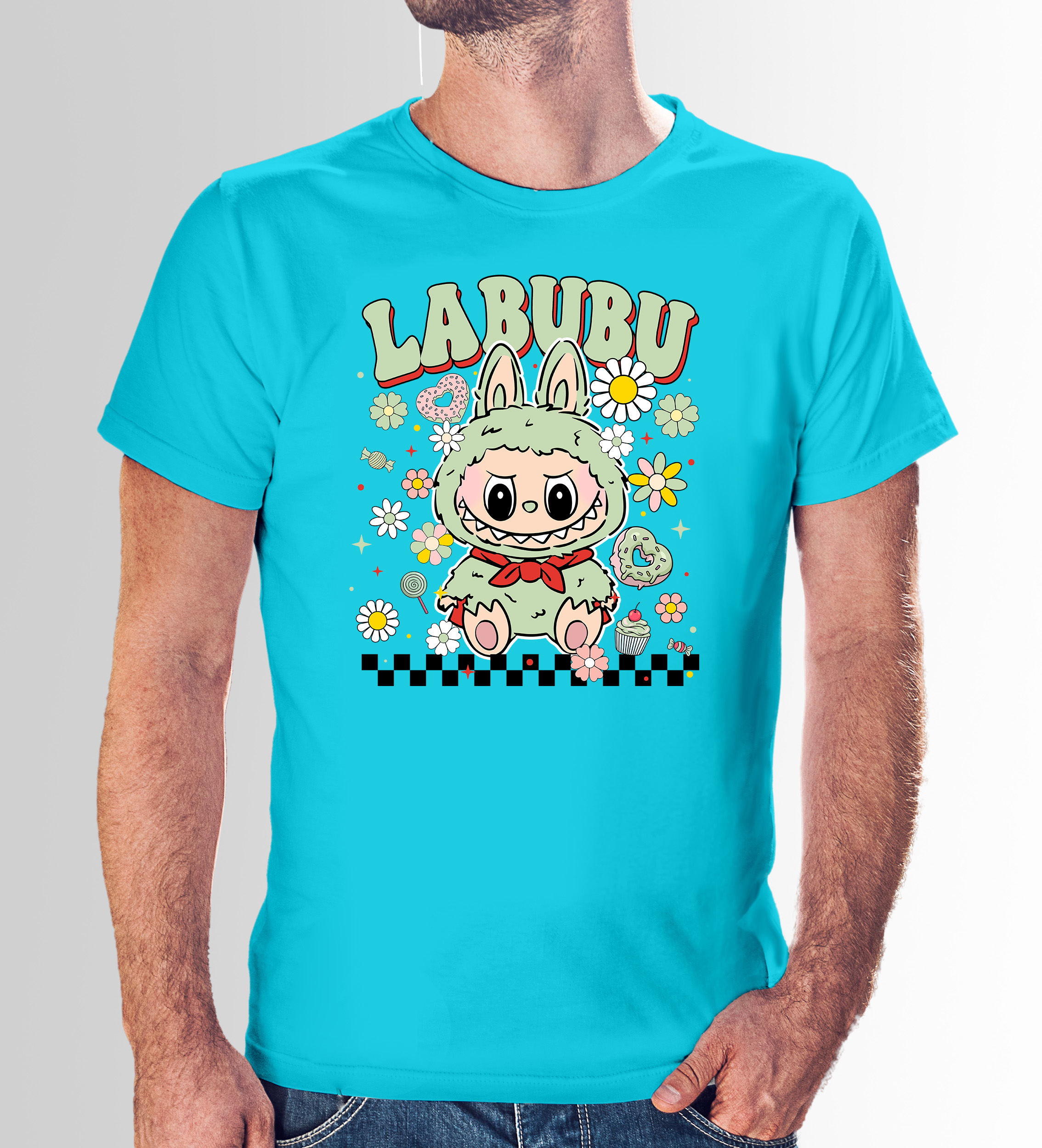 Tričko LABUBU vzor 1 (Tričko s kvalitnou potlačou)