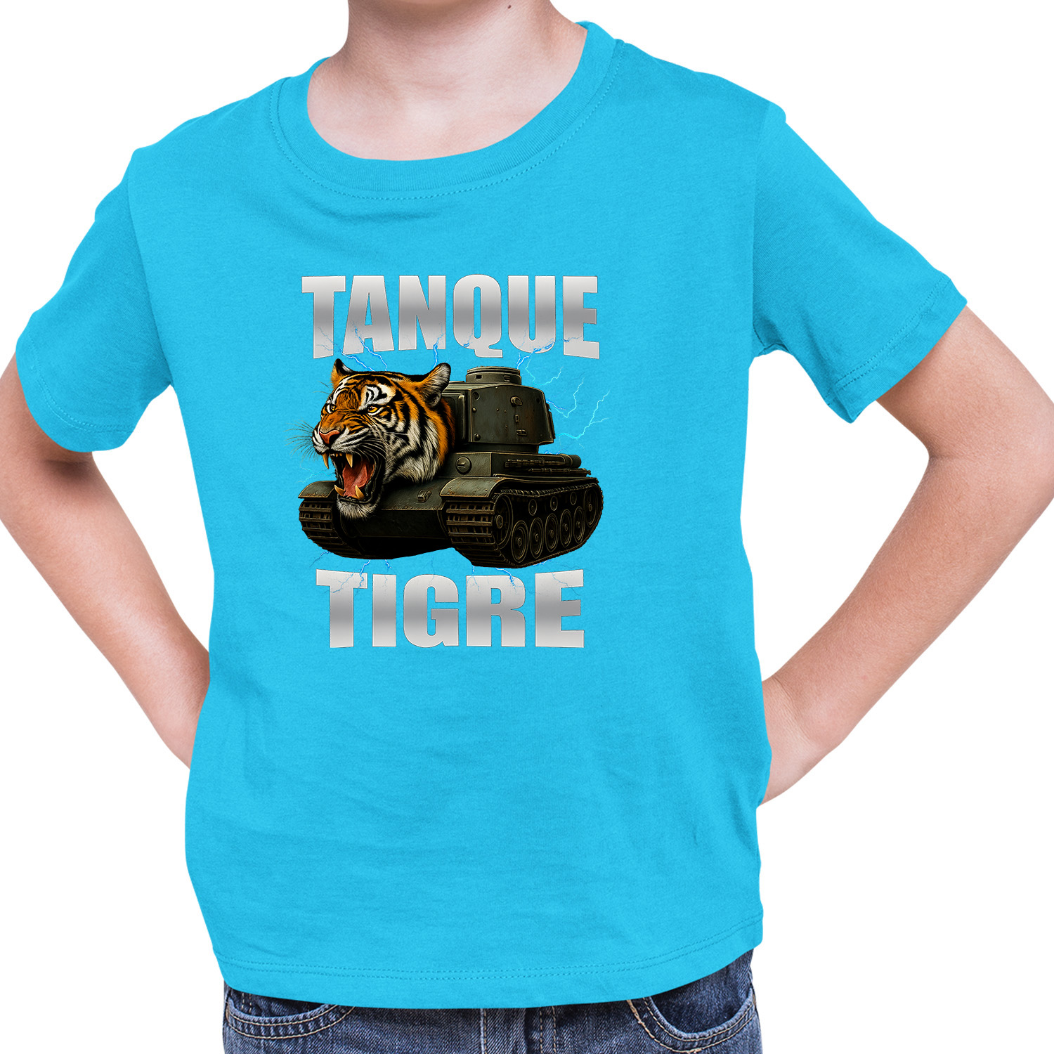 Tričko Italian brainbot Tanque Tigre