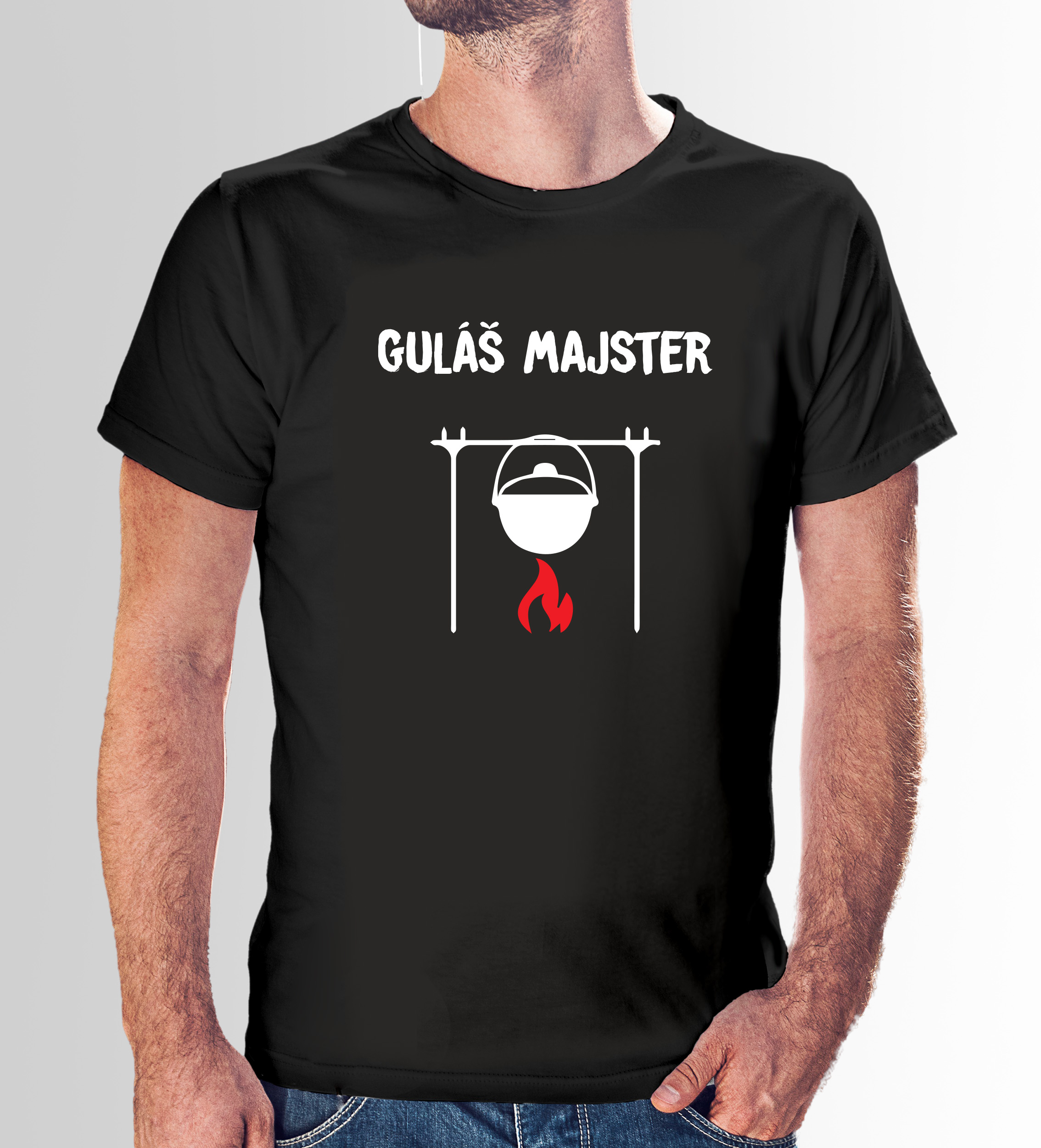 VÝPREDAJ Tričko s potlačou "GULÁŠ MAJSTER"