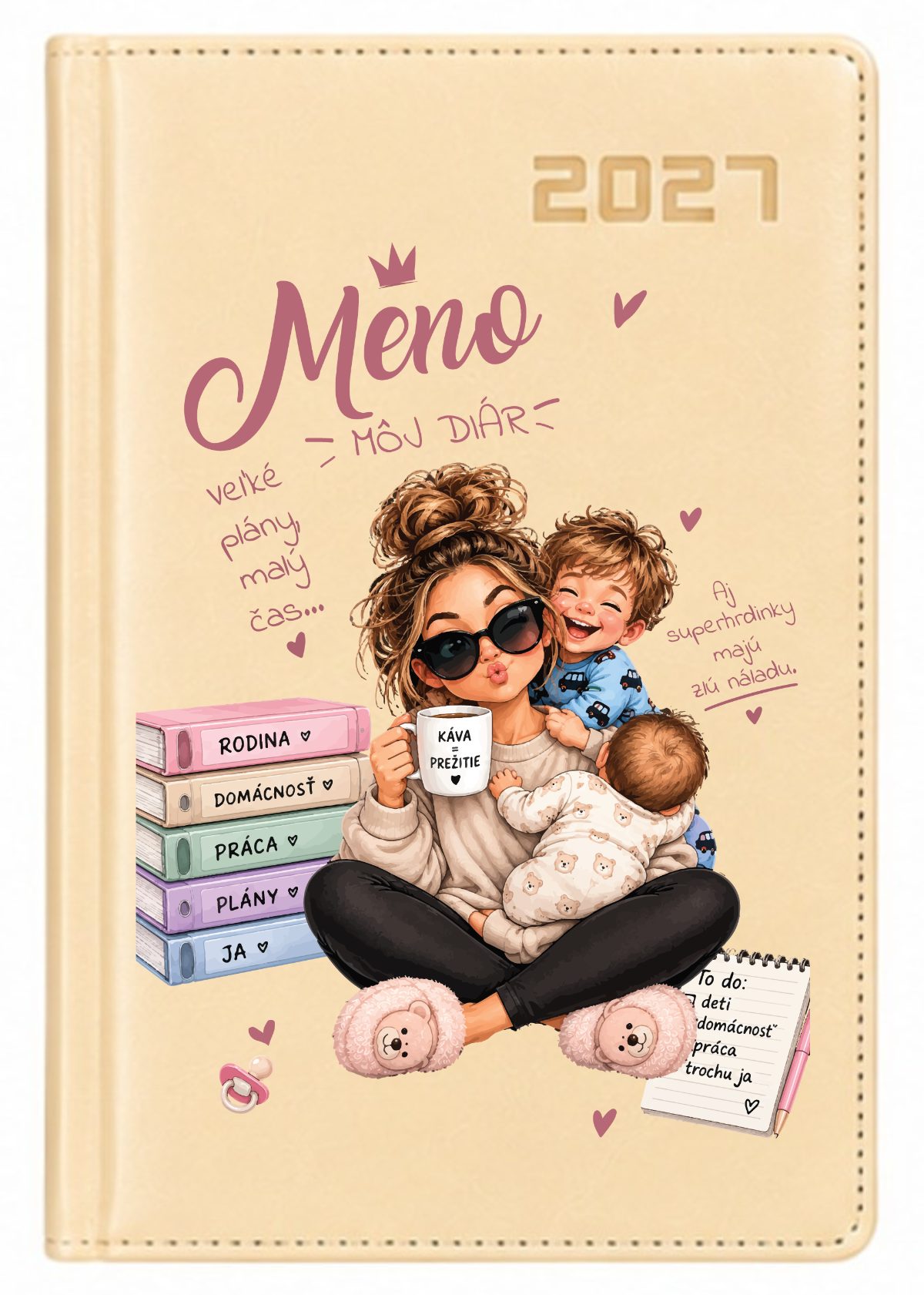 Personalizovaný diár s menom 2027 - Môj diár