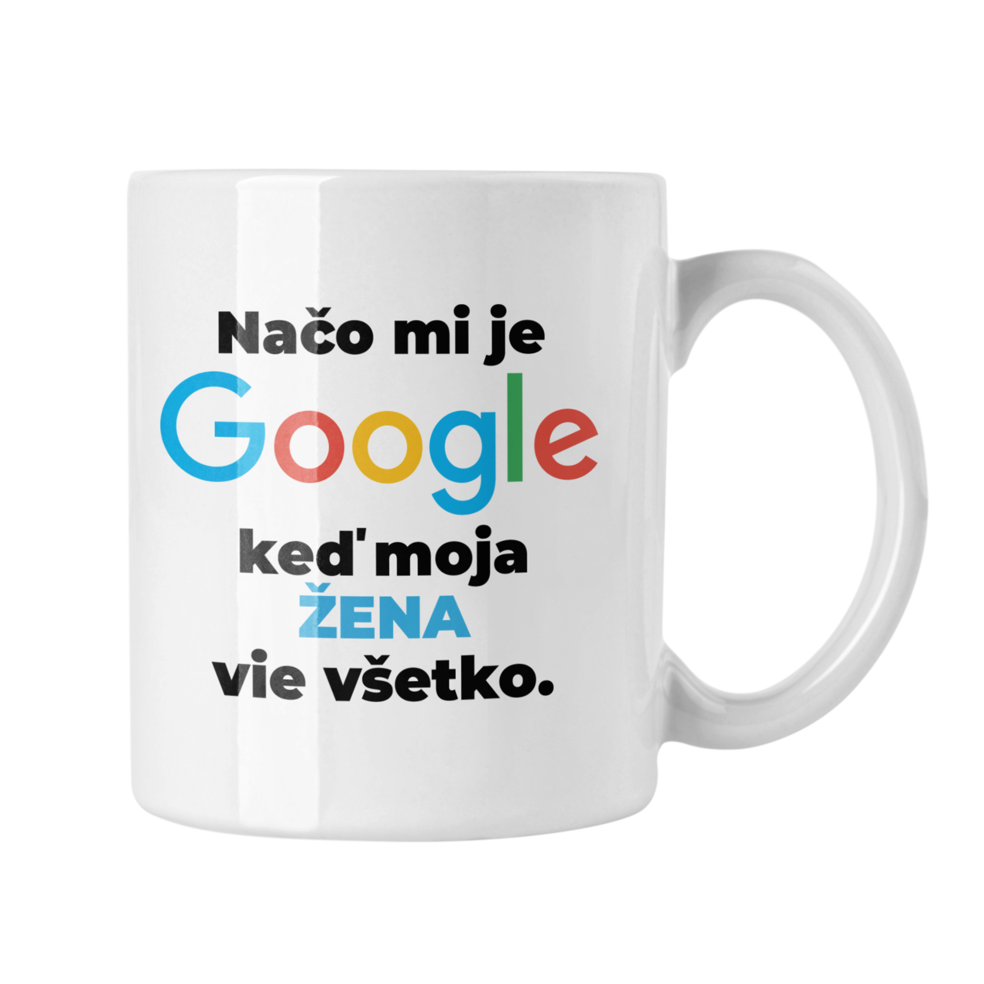 Hrnček s potlačou Google