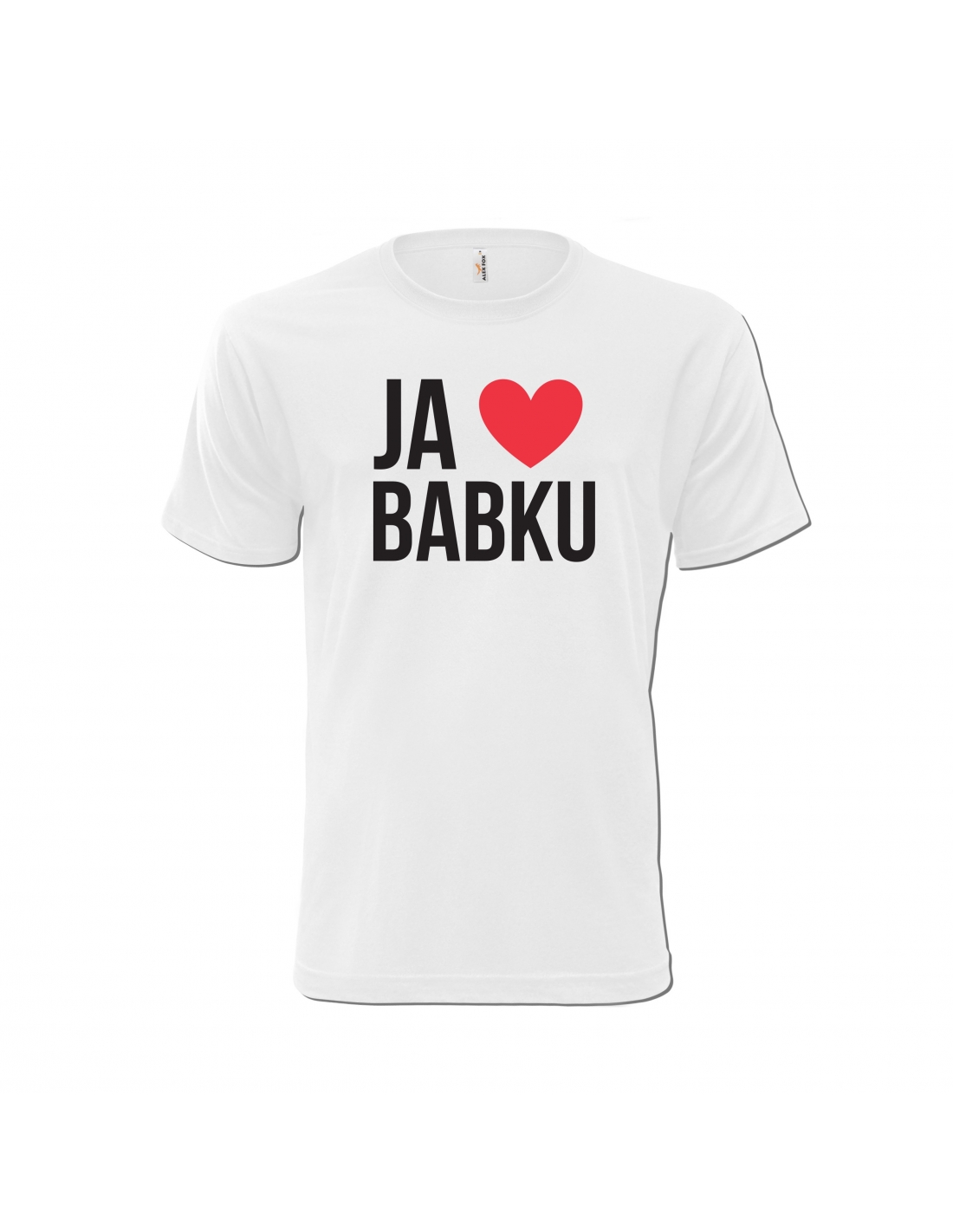 Vtipné tričko s potlačou "Ja ľúbim babku" (Tričko s kvalitnou potlačou)
