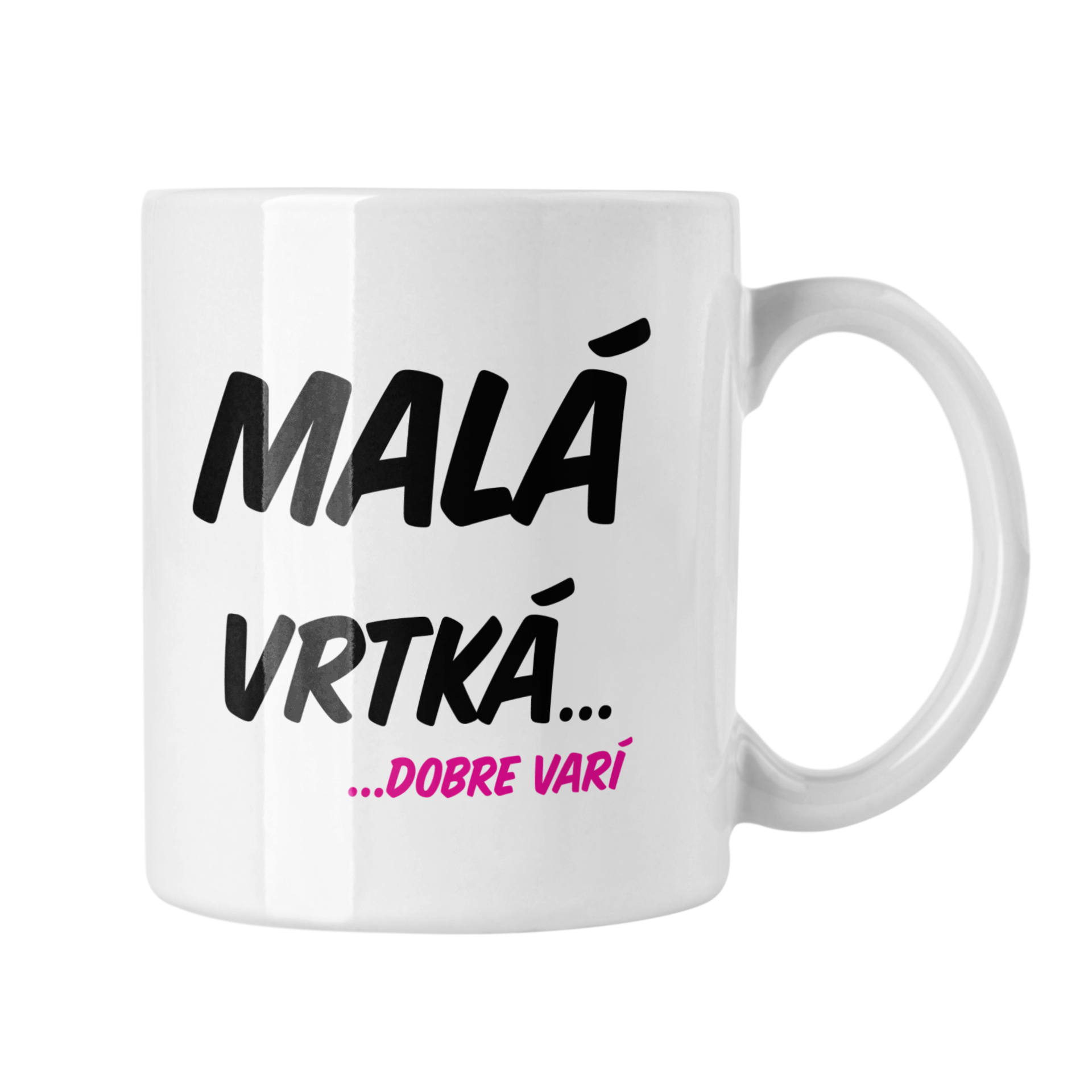 Hrnček s potlačou Malá vrtká