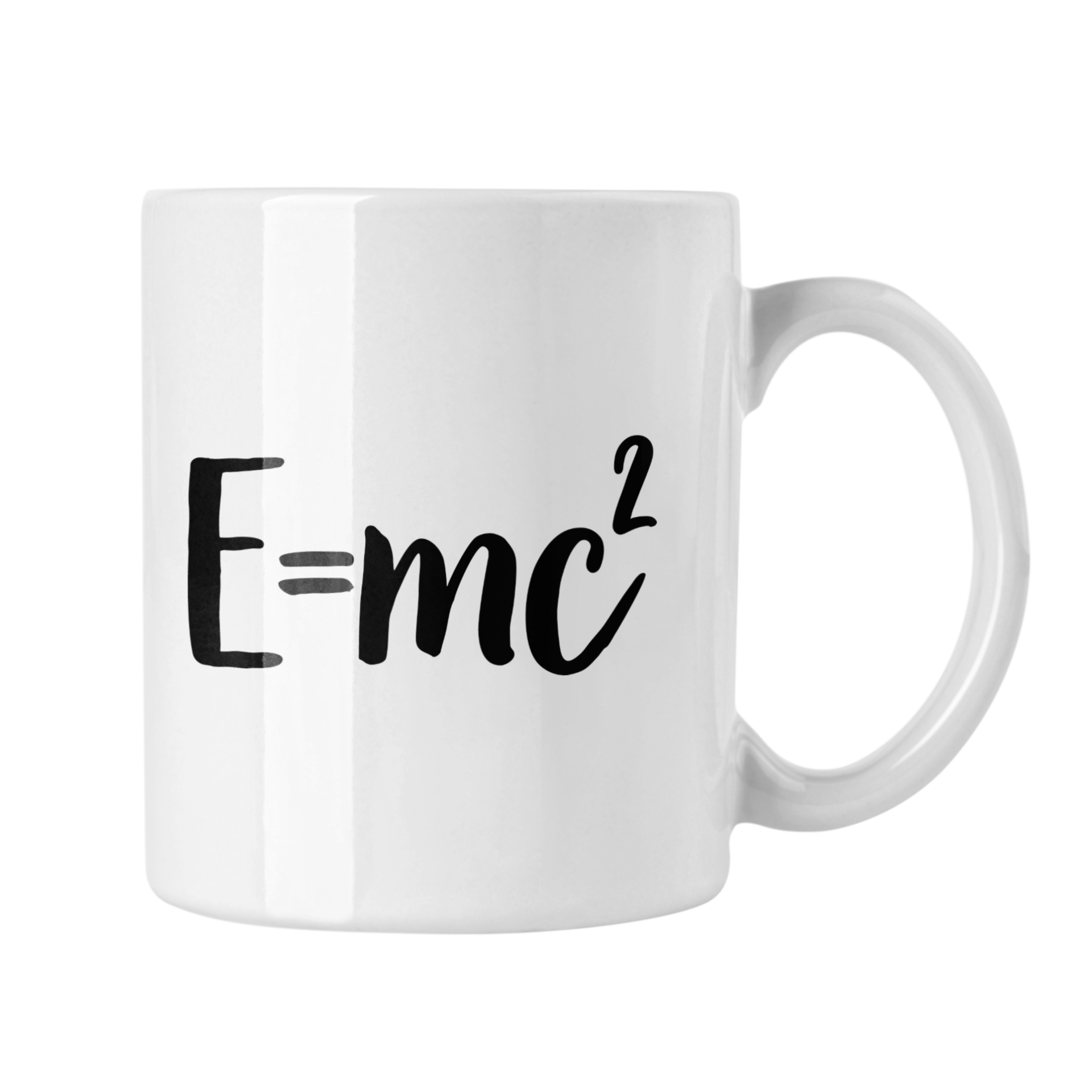 Hrnček s potlačou E=mc2
