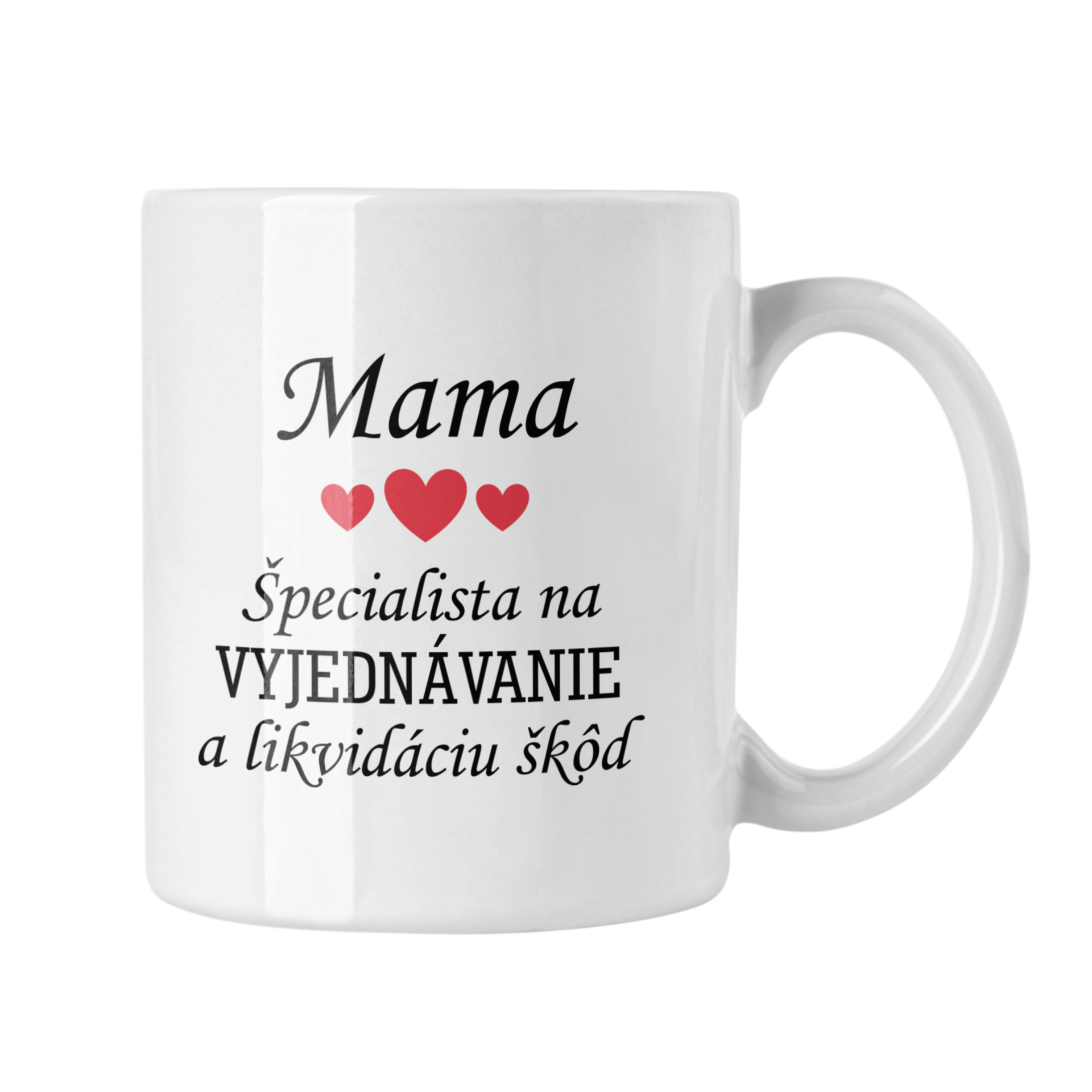 Hrnček s potlačou Mama - špecialista na vyjednávate