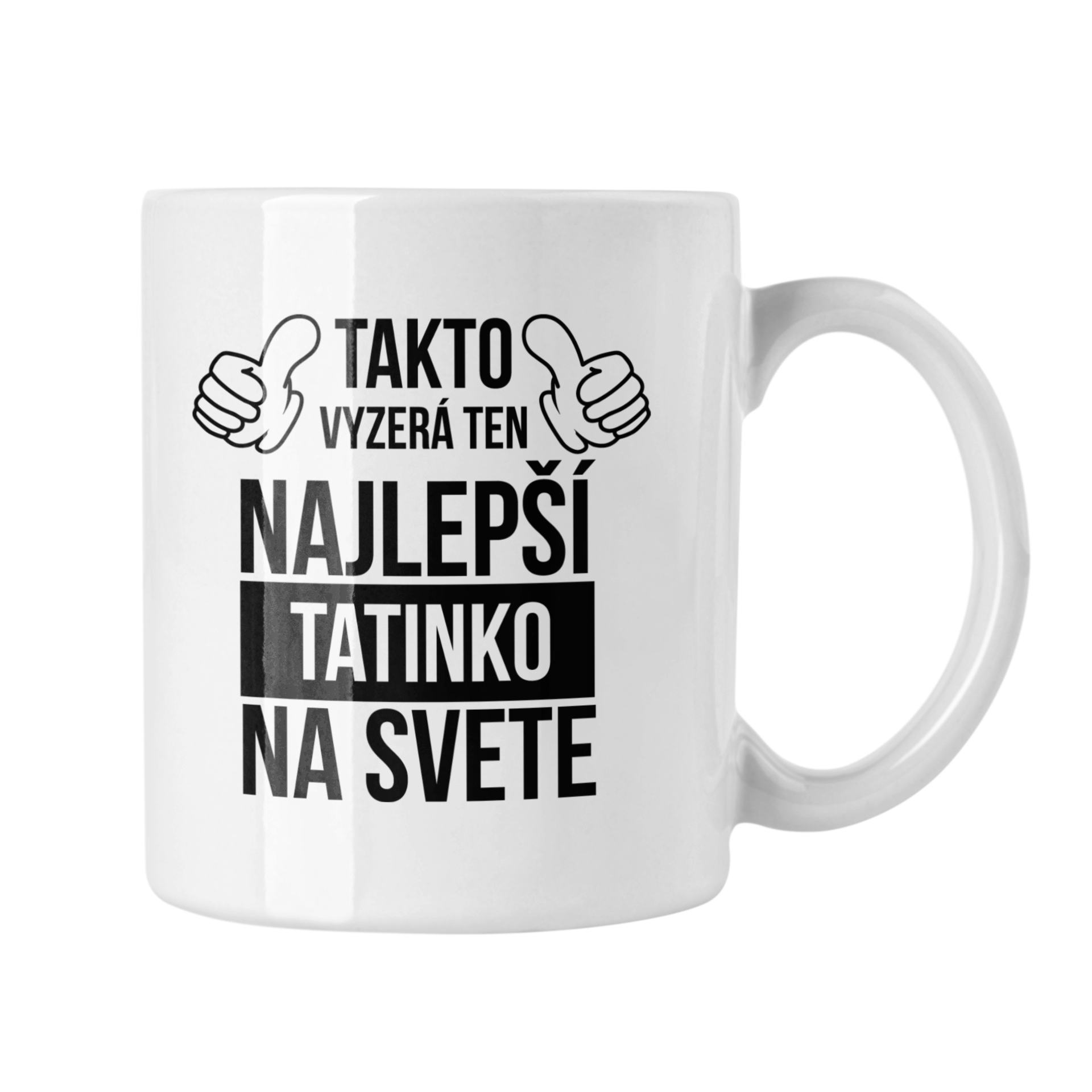Hrnček s potlačou Ten najlepší tatinko na svete
