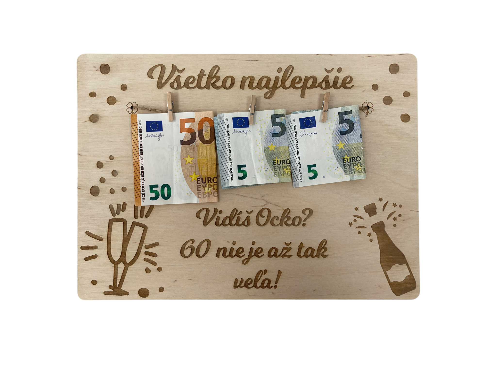 Tabuľka na darovanie peňazí "Vidíš MENO X nie je až tak veľa