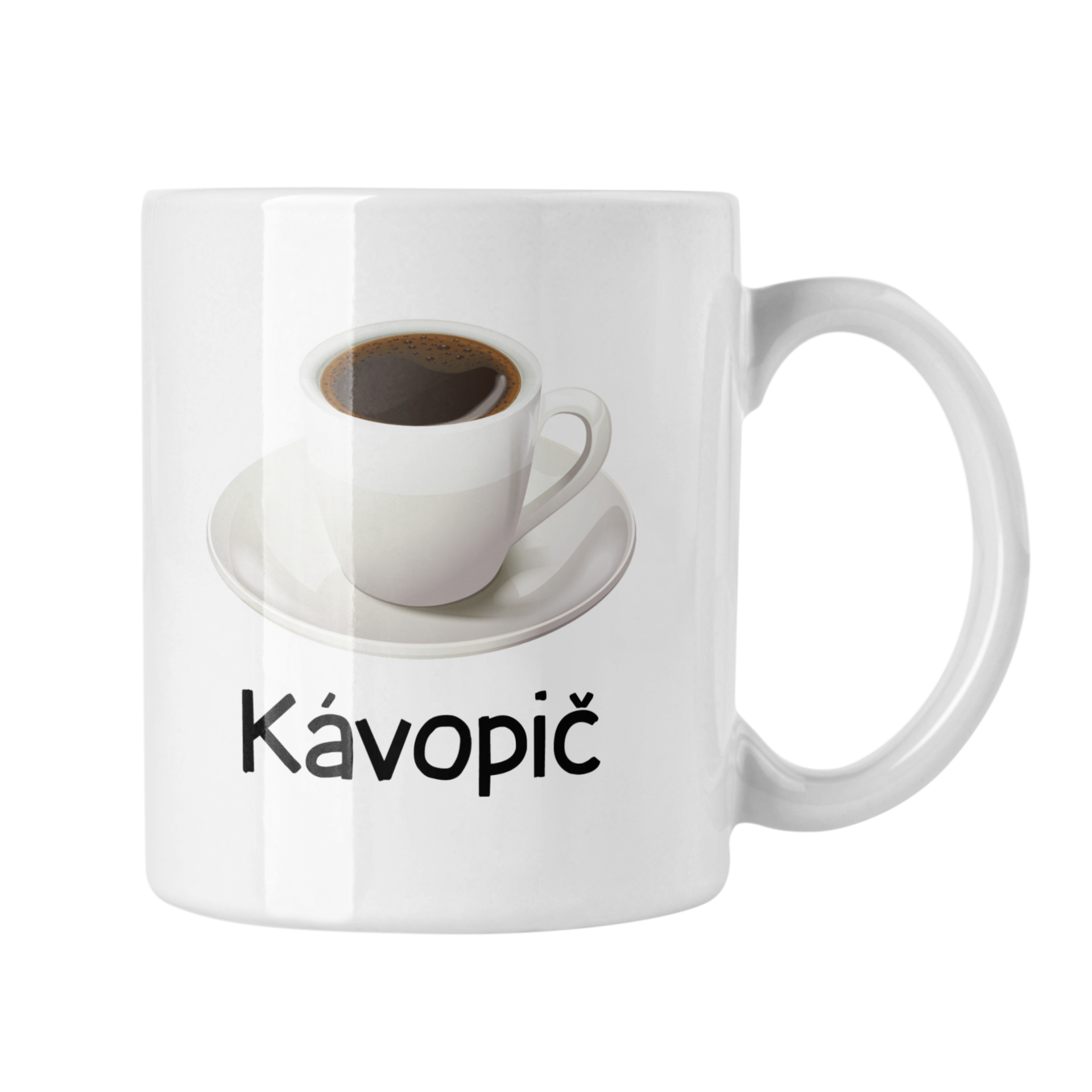 Hrnček s potlačou Kávopič