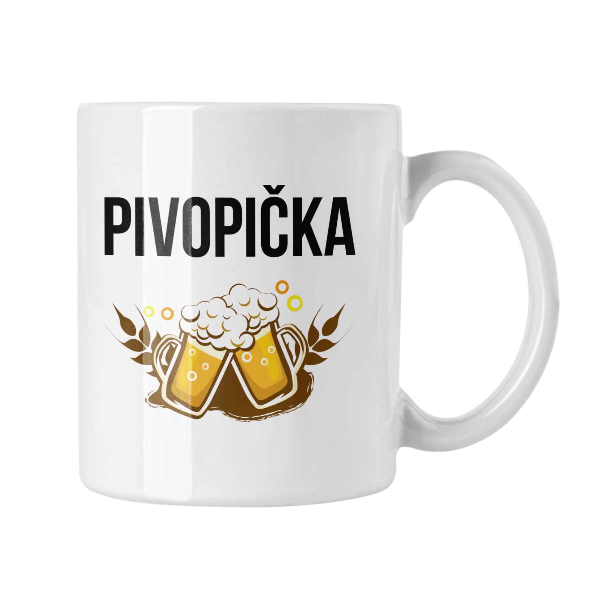 Hrnček s potlačou Pivopička
