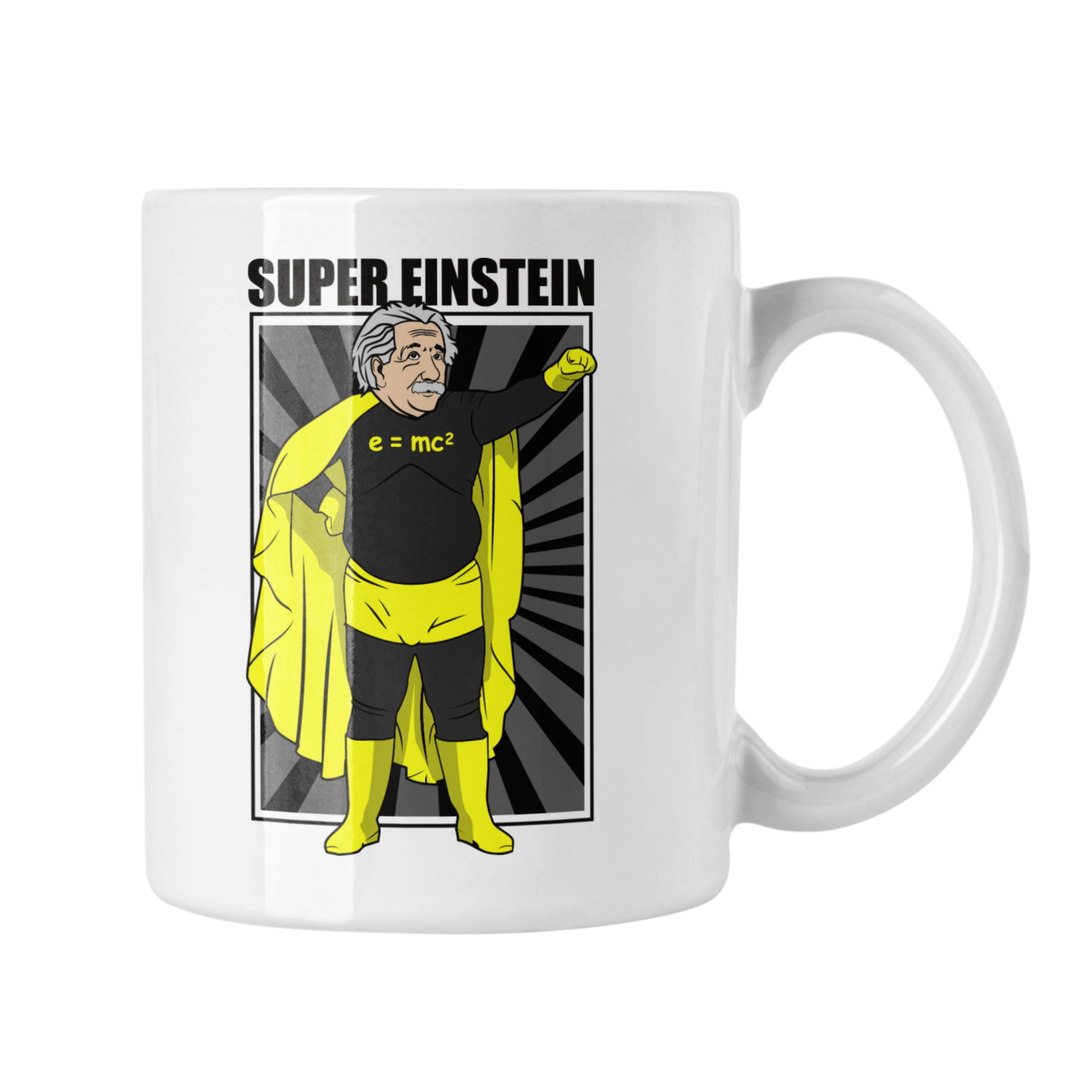 Hrnček s potlačou Super Einstein