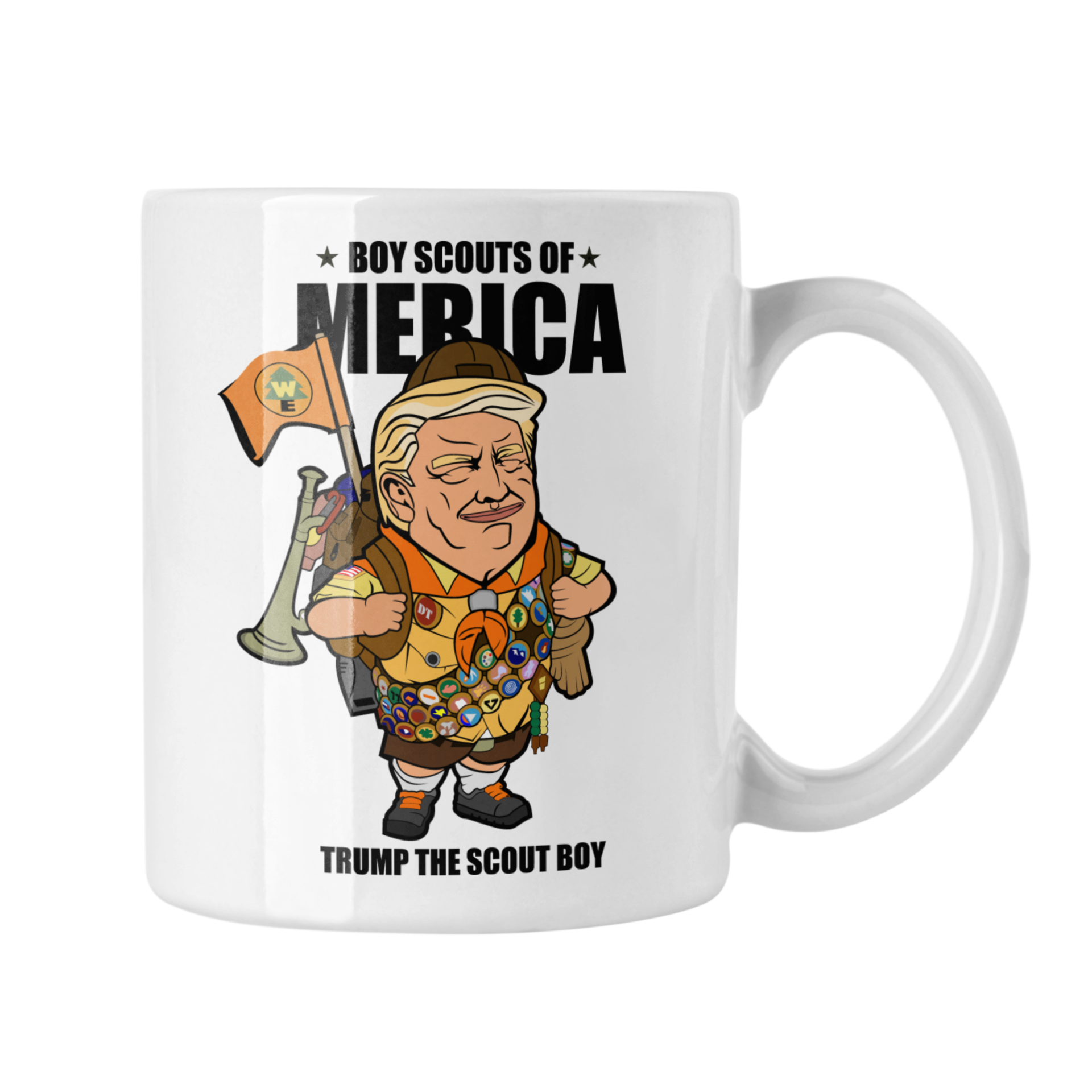 Hrnček s potlačou Trump The Scout Boy