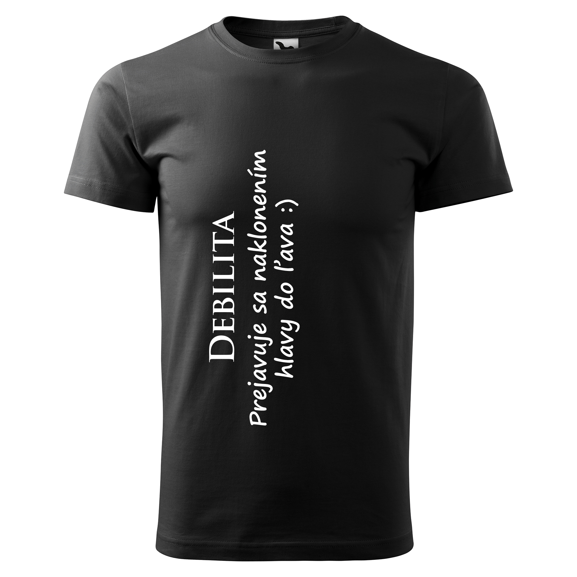 Vtipné tričko s potlačou "Debilita"