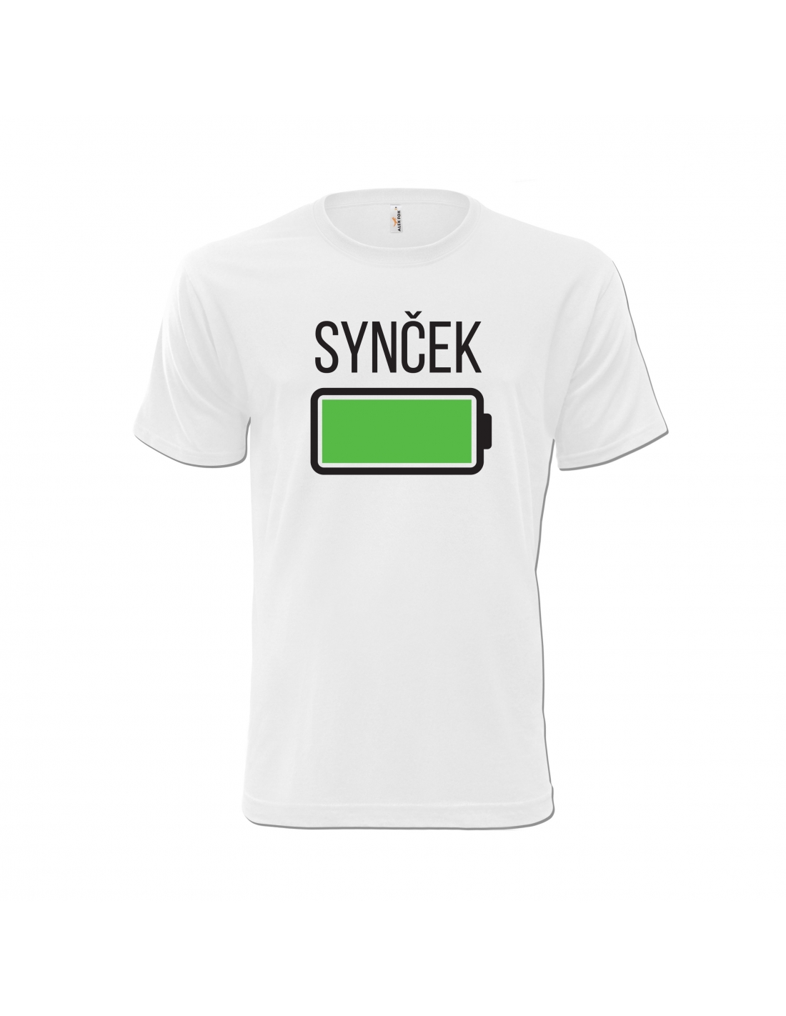 Vtipné tričko s potlačou "Synček baterka"