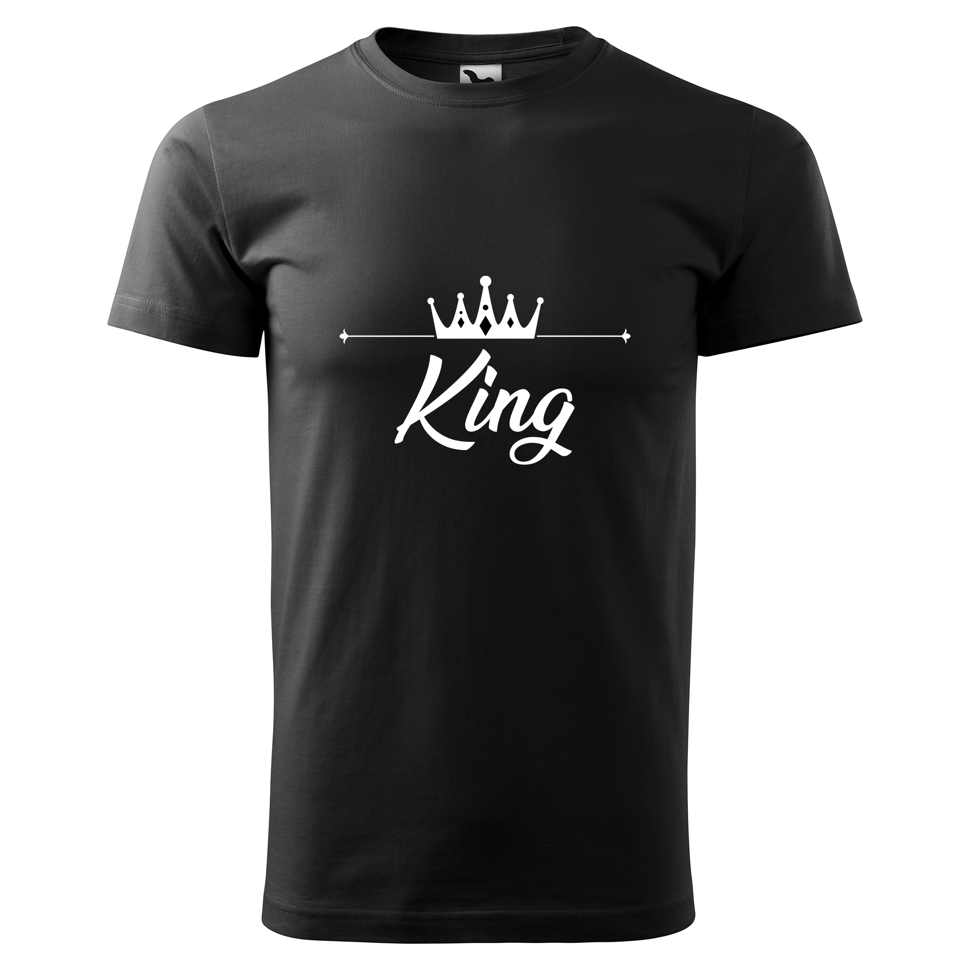Vtipné tričko s potlačou "King" (Tričko s kvalitnou potlačou)