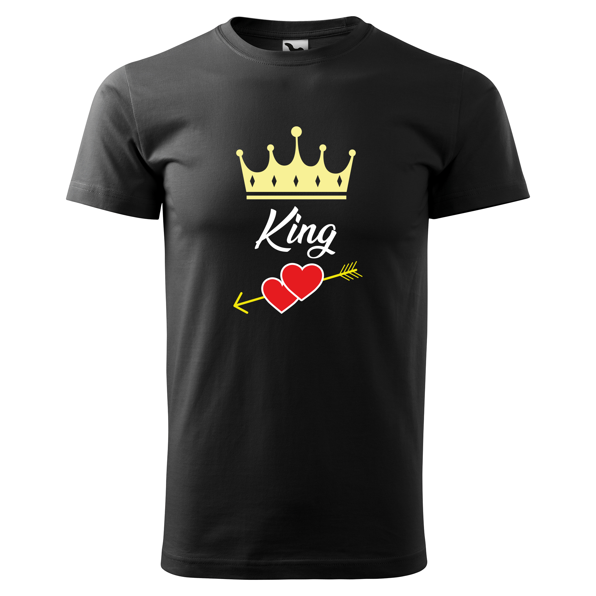 Vtipné tričko s potlačou "King"