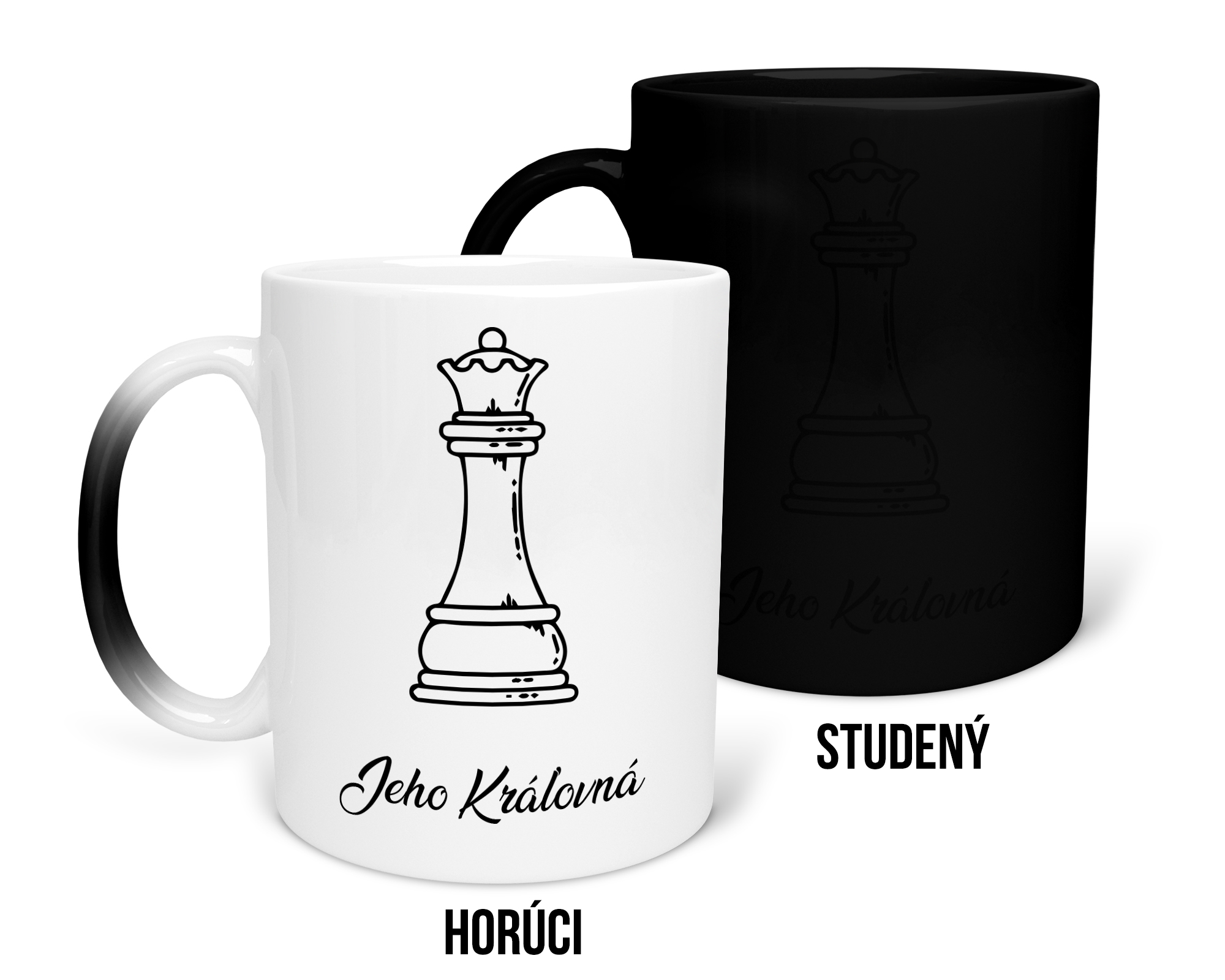 Hrnček s potlačou Jeho Kráľovná