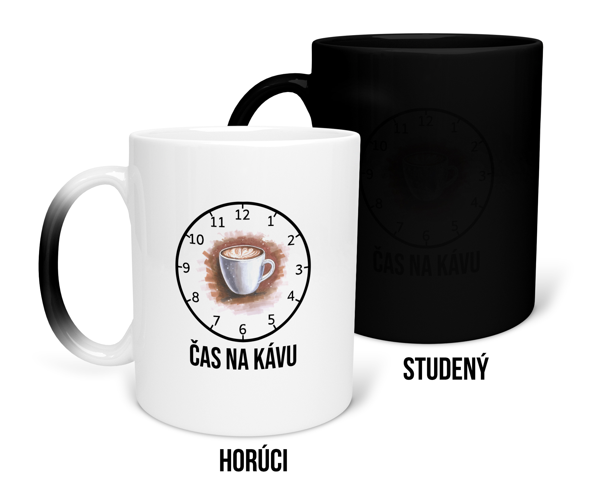 Hrnček s potlačou Čas kávu