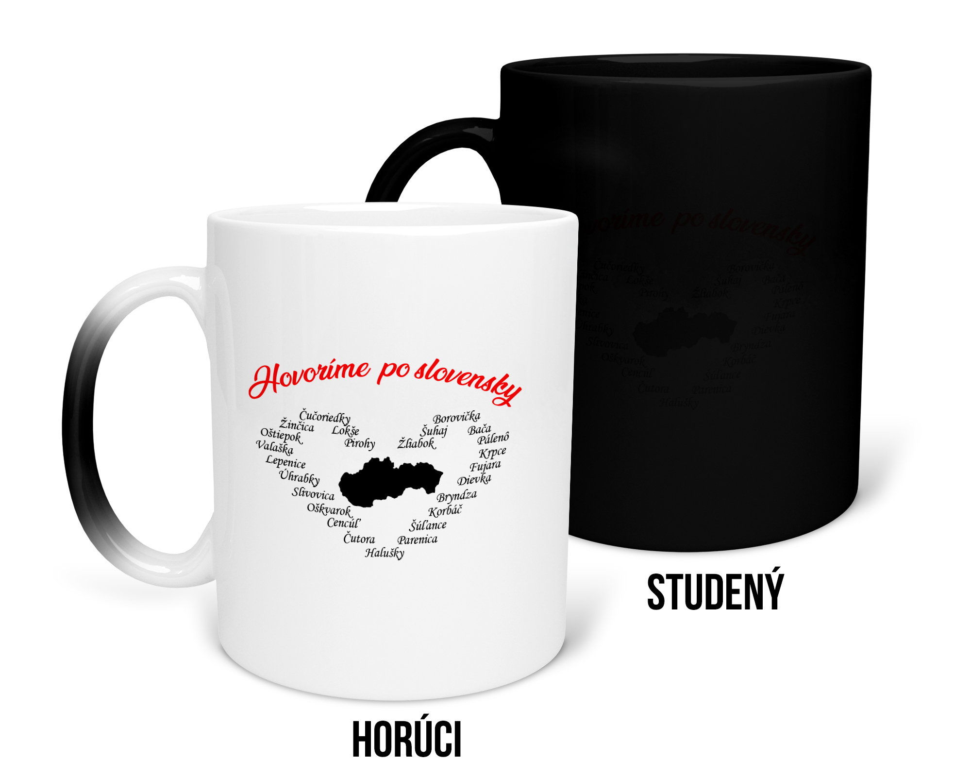 Hrnček s potlačou Hovoríme po slovensky