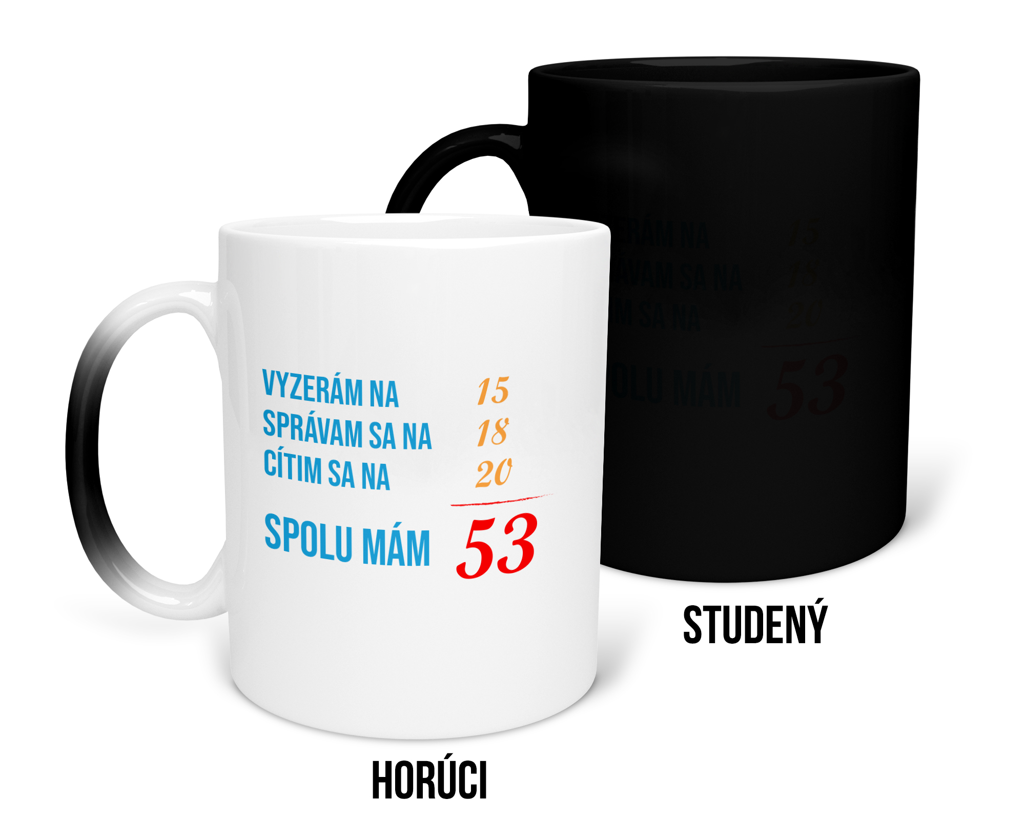 Hrnček s potlačou Vyzerám na