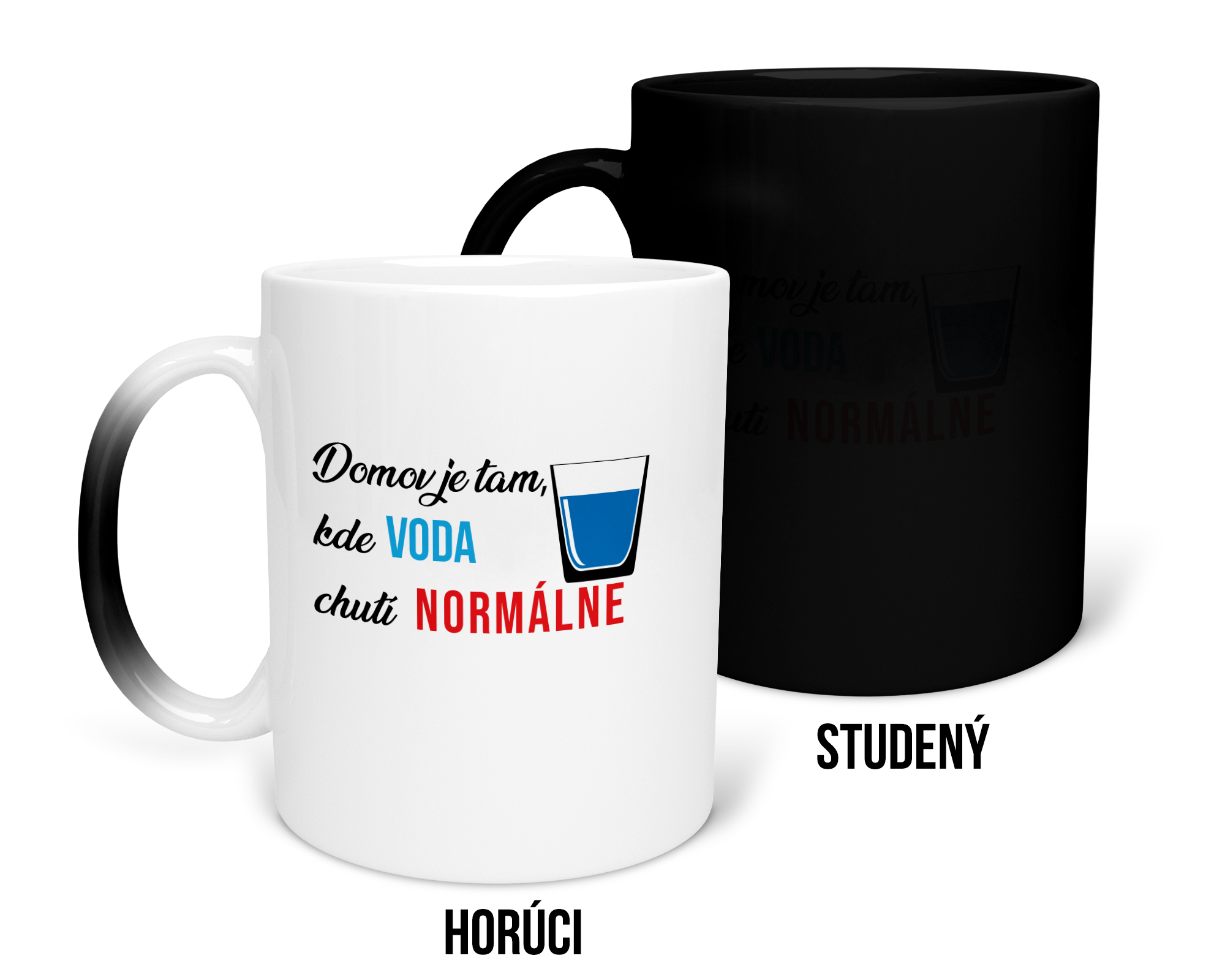 Hrnček s potlačou Domov je tam