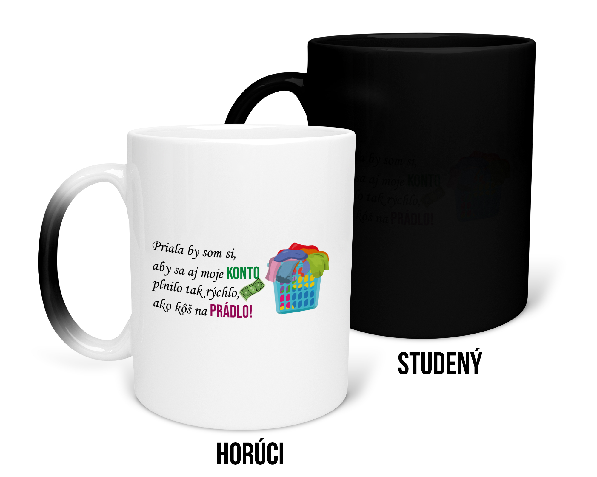 Hrnček s potlačou Priala by som si