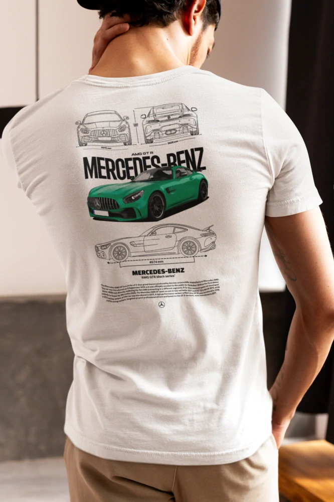 Autičkárske tričko MERCEDES-BENZ GREEN (Kvalitné tričko s potlačou)